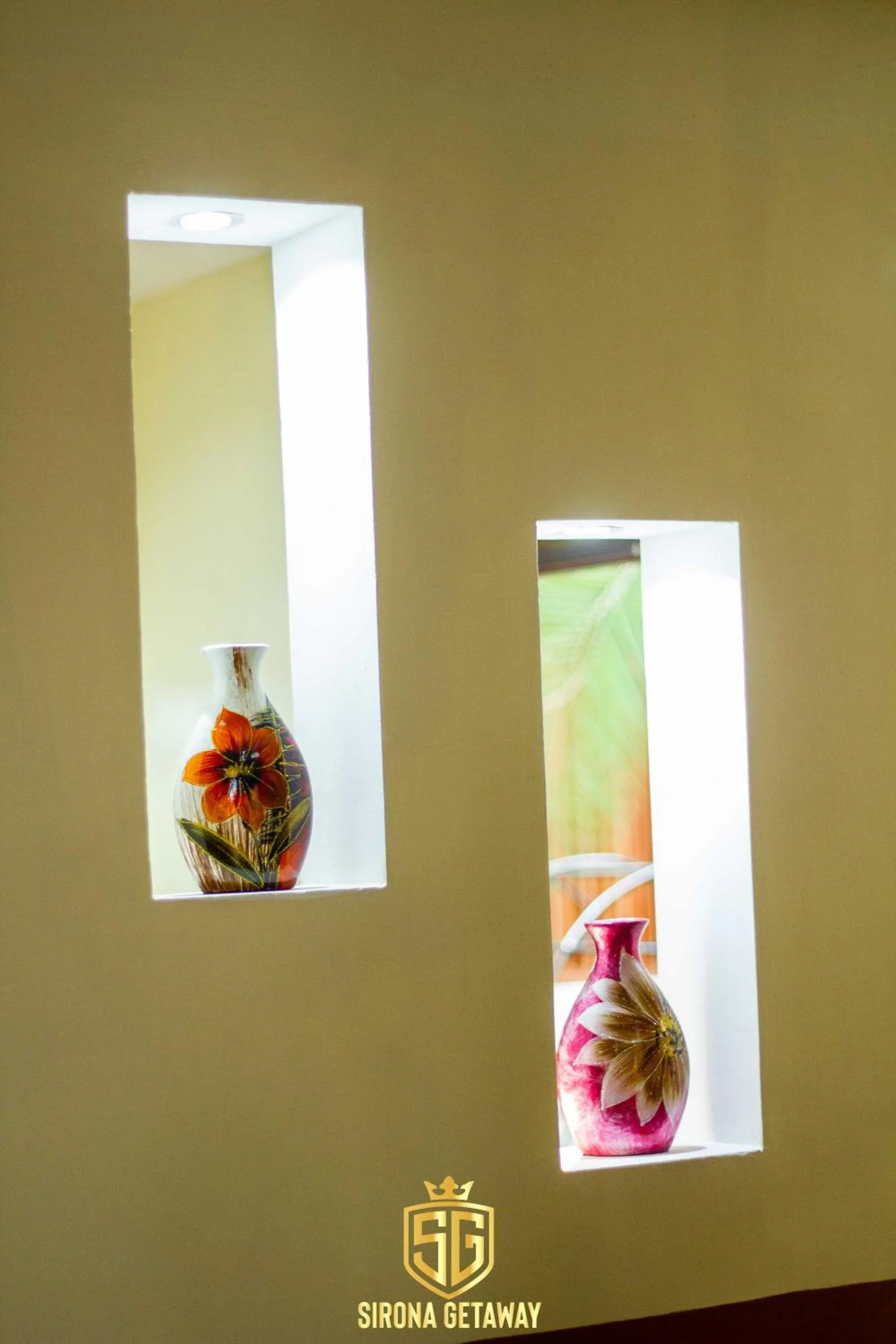 Decorative detail in Sirona Getaway Hotel