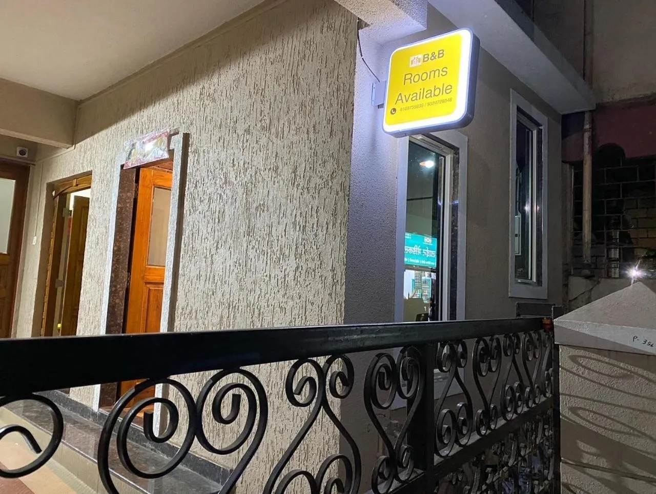 Facade/entrance in Galaxy Residency, Panchgani - MTDC Approved