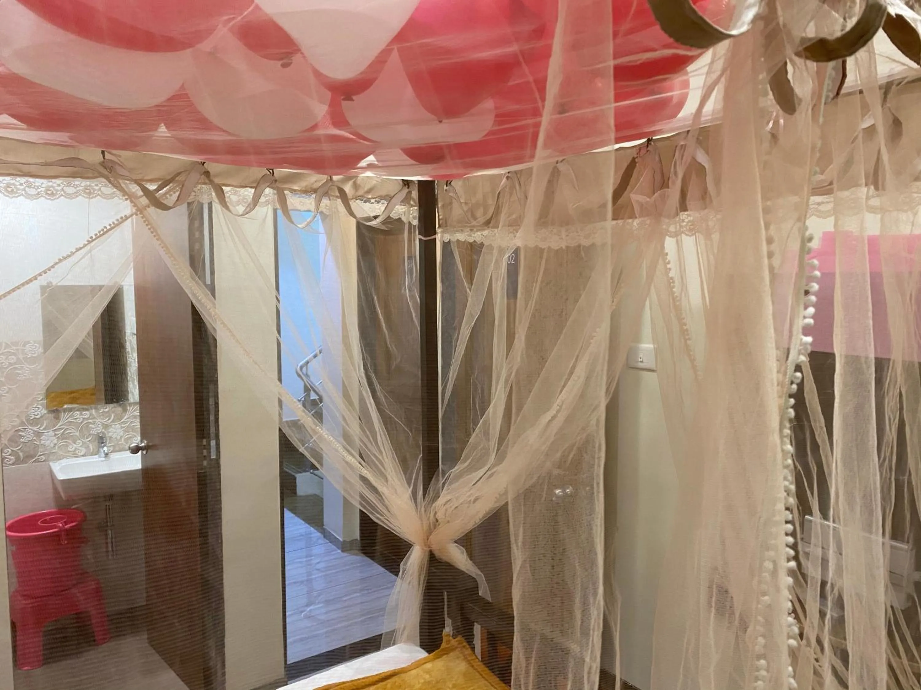 Decorative detail in Galaxy Residency, Panchgani - MTDC Approved