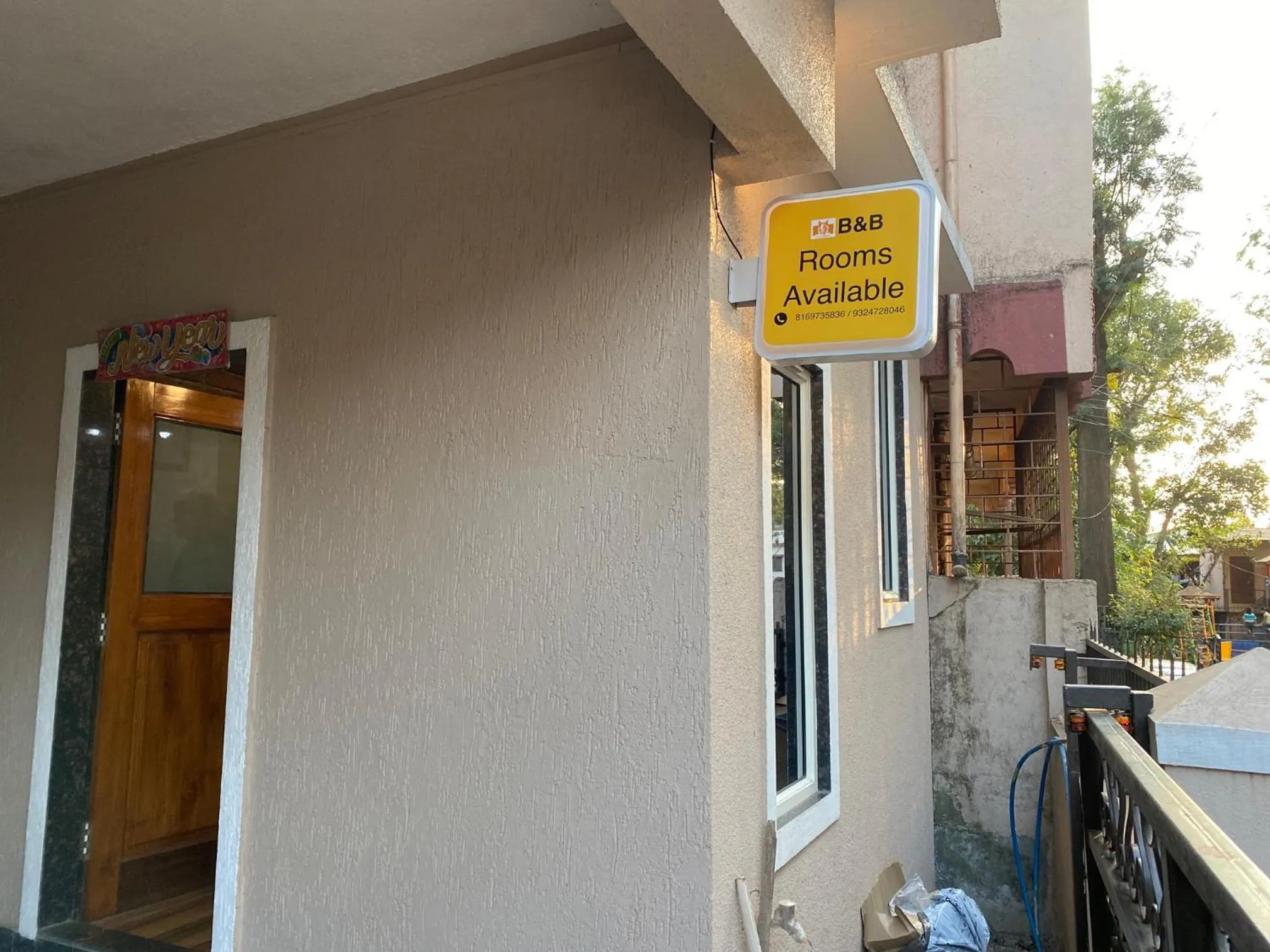 Facade/entrance in Galaxy Residency, Panchgani - MTDC Approved