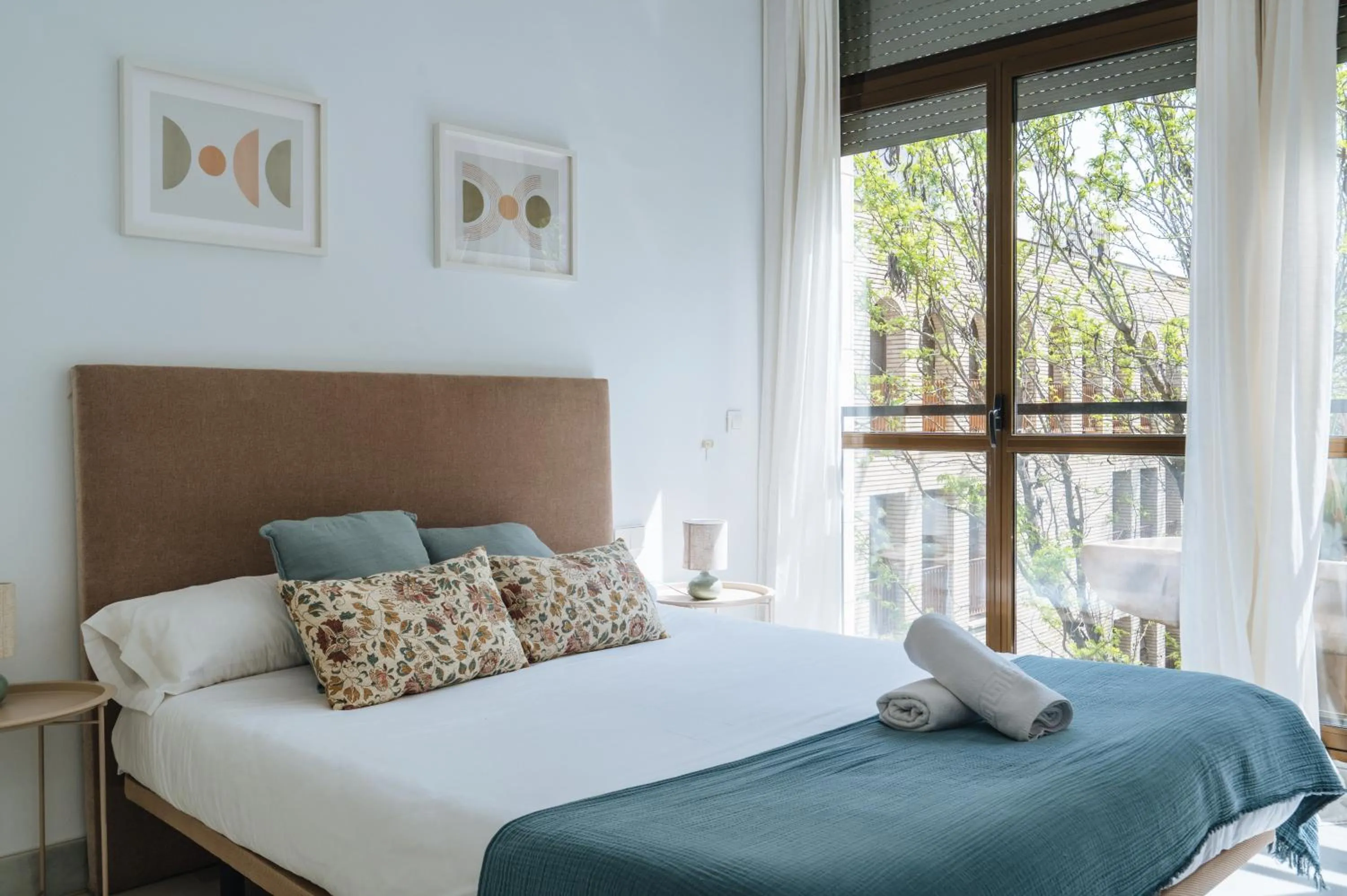 Bedroom, Bed in Áticos Magdalena