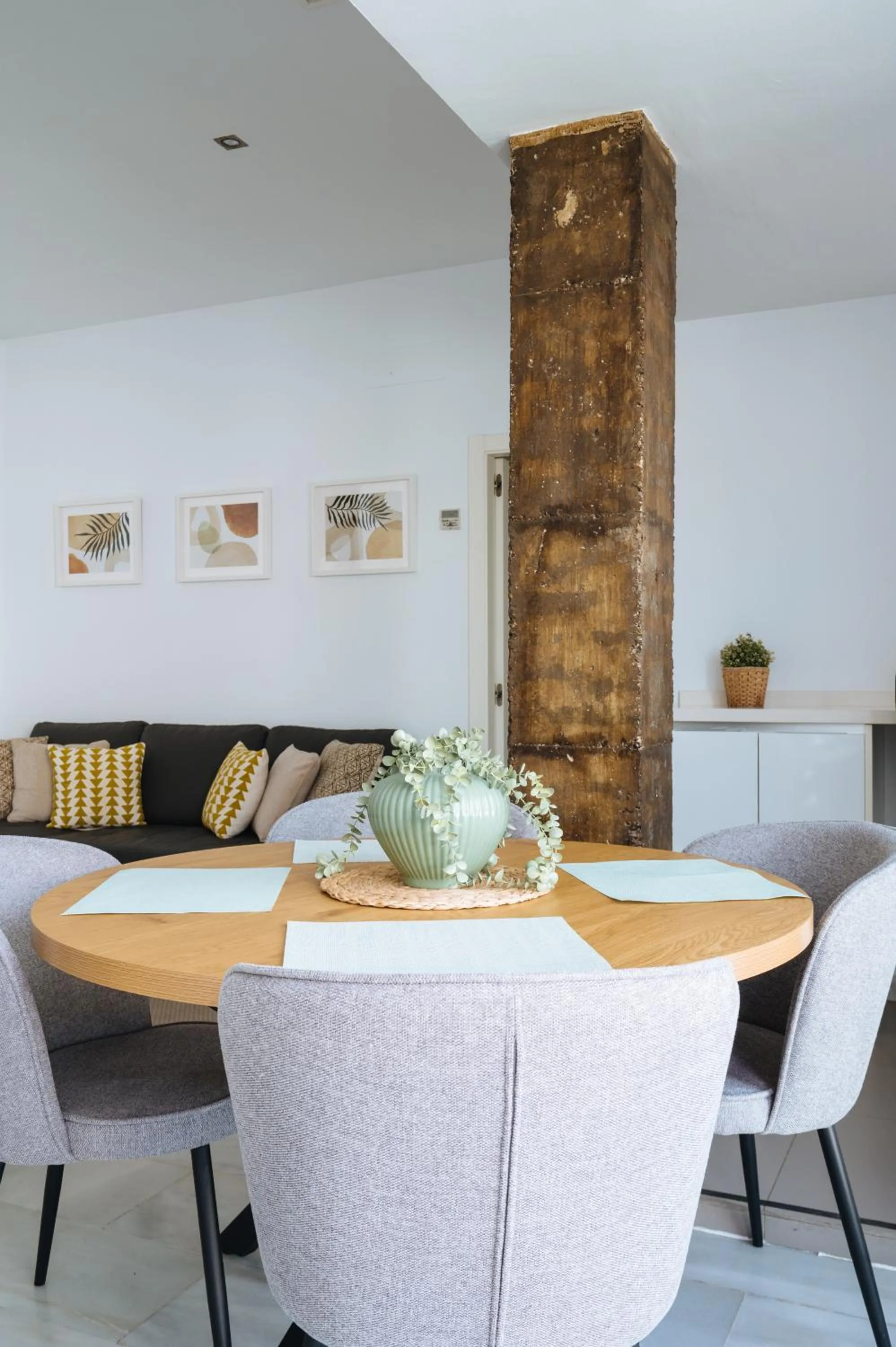 Dining area in Áticos Magdalena