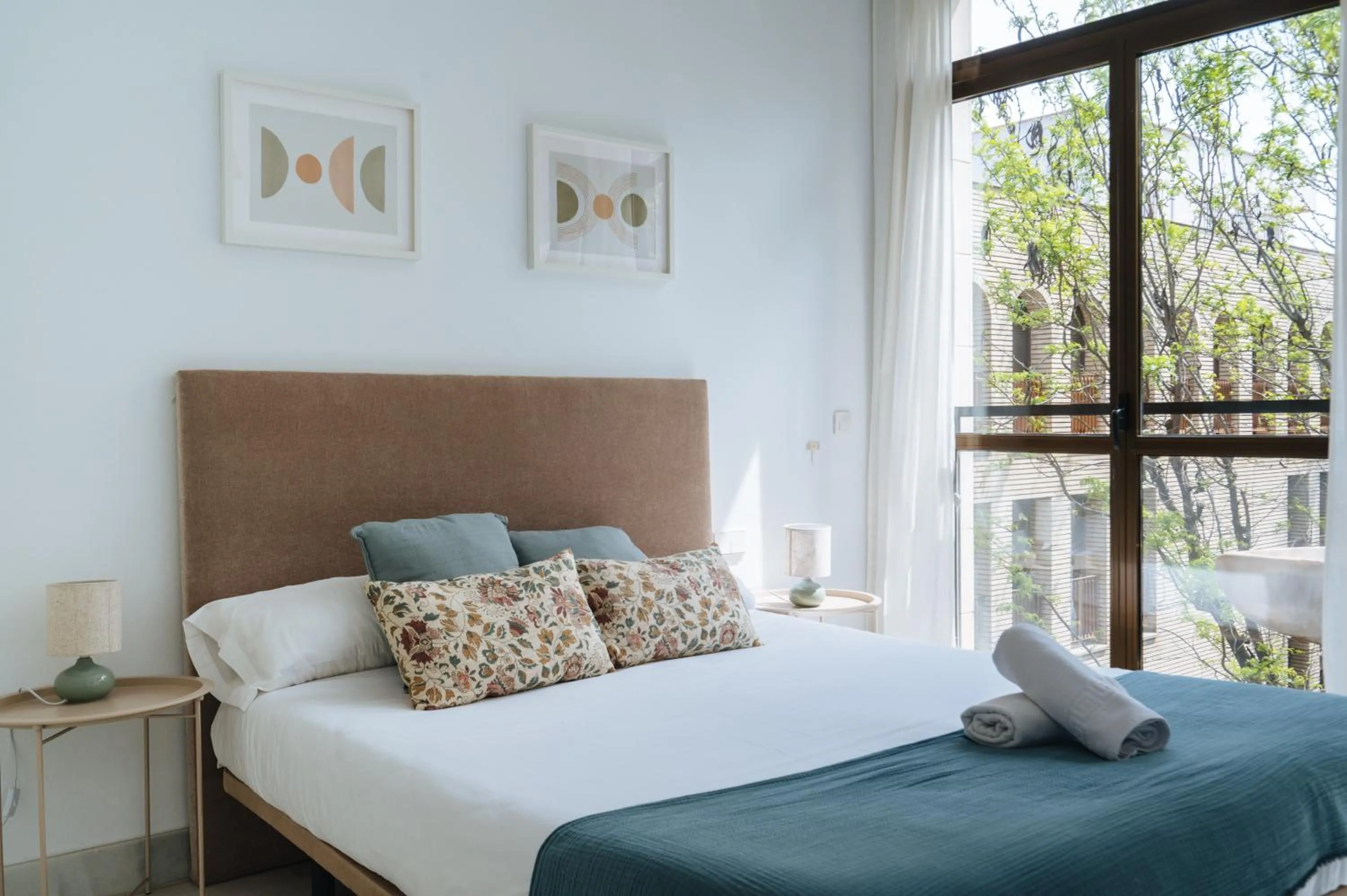 Bed in Áticos Magdalena