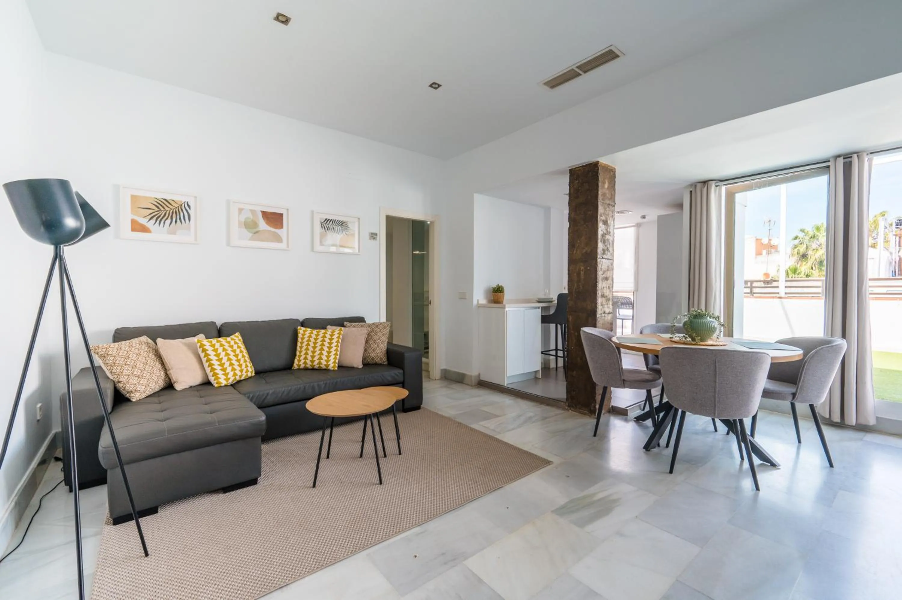 Living room in Áticos Magdalena