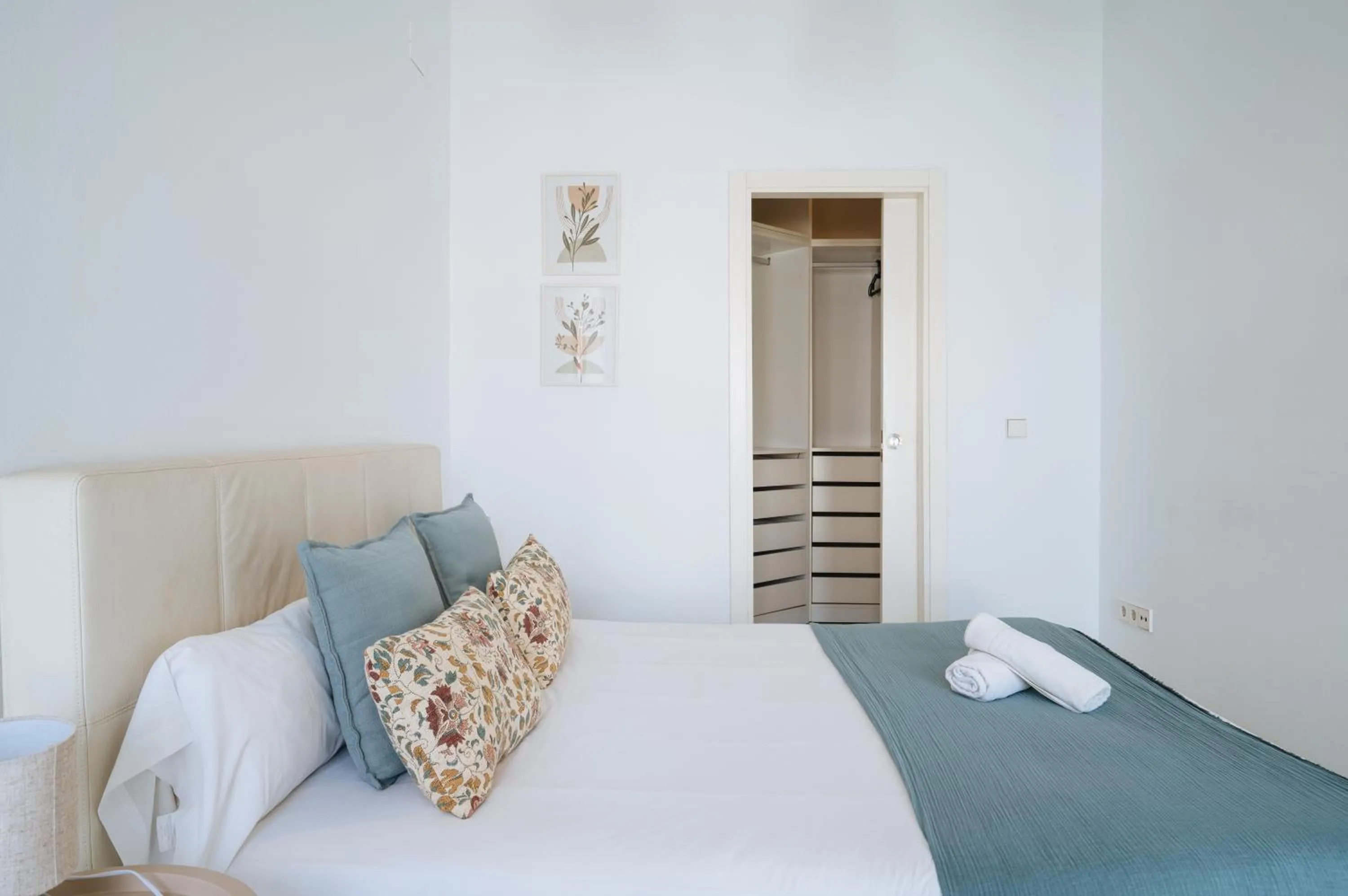 Bed in Áticos Magdalena