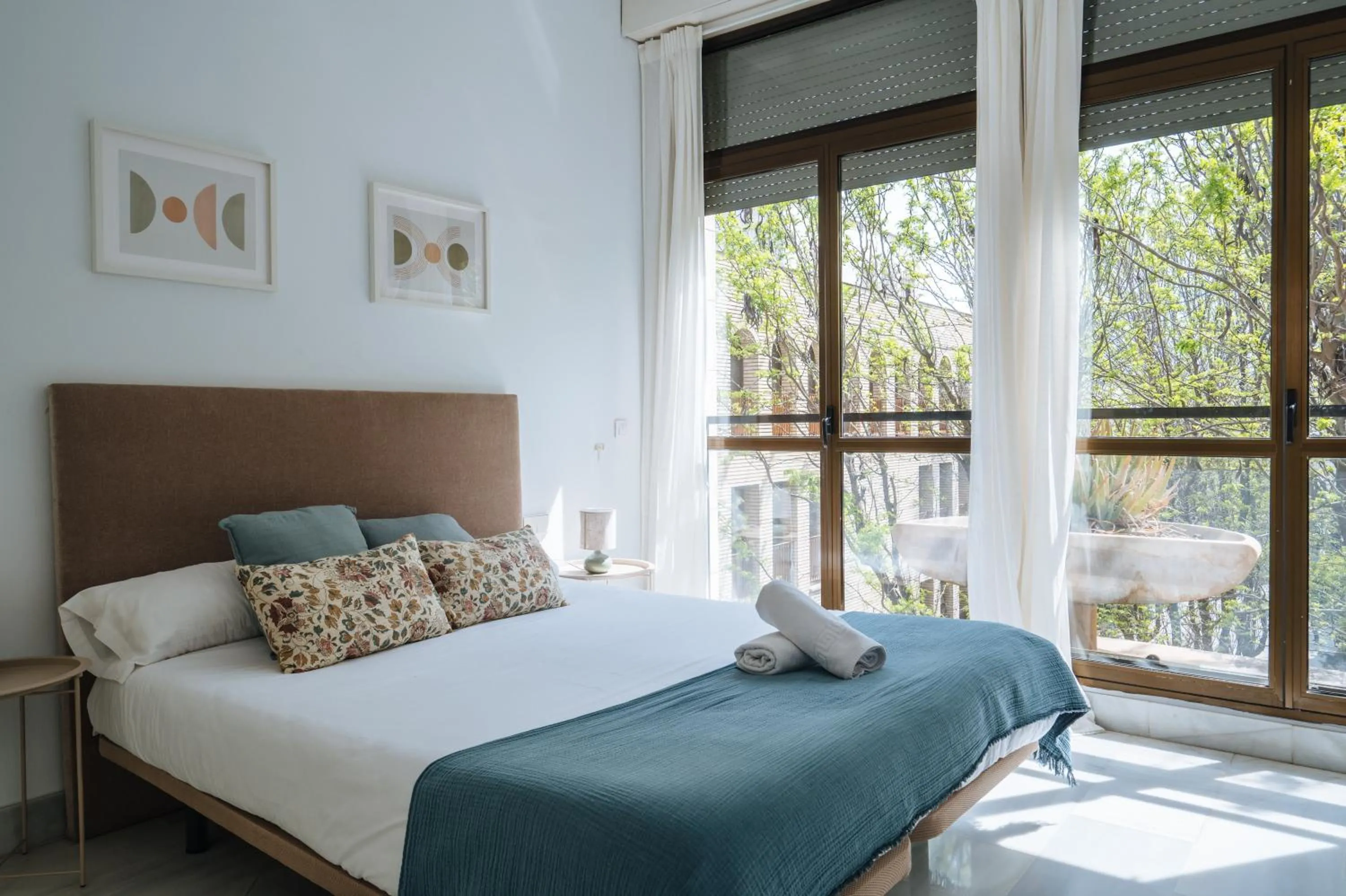 Bedroom, Bed in Áticos Magdalena