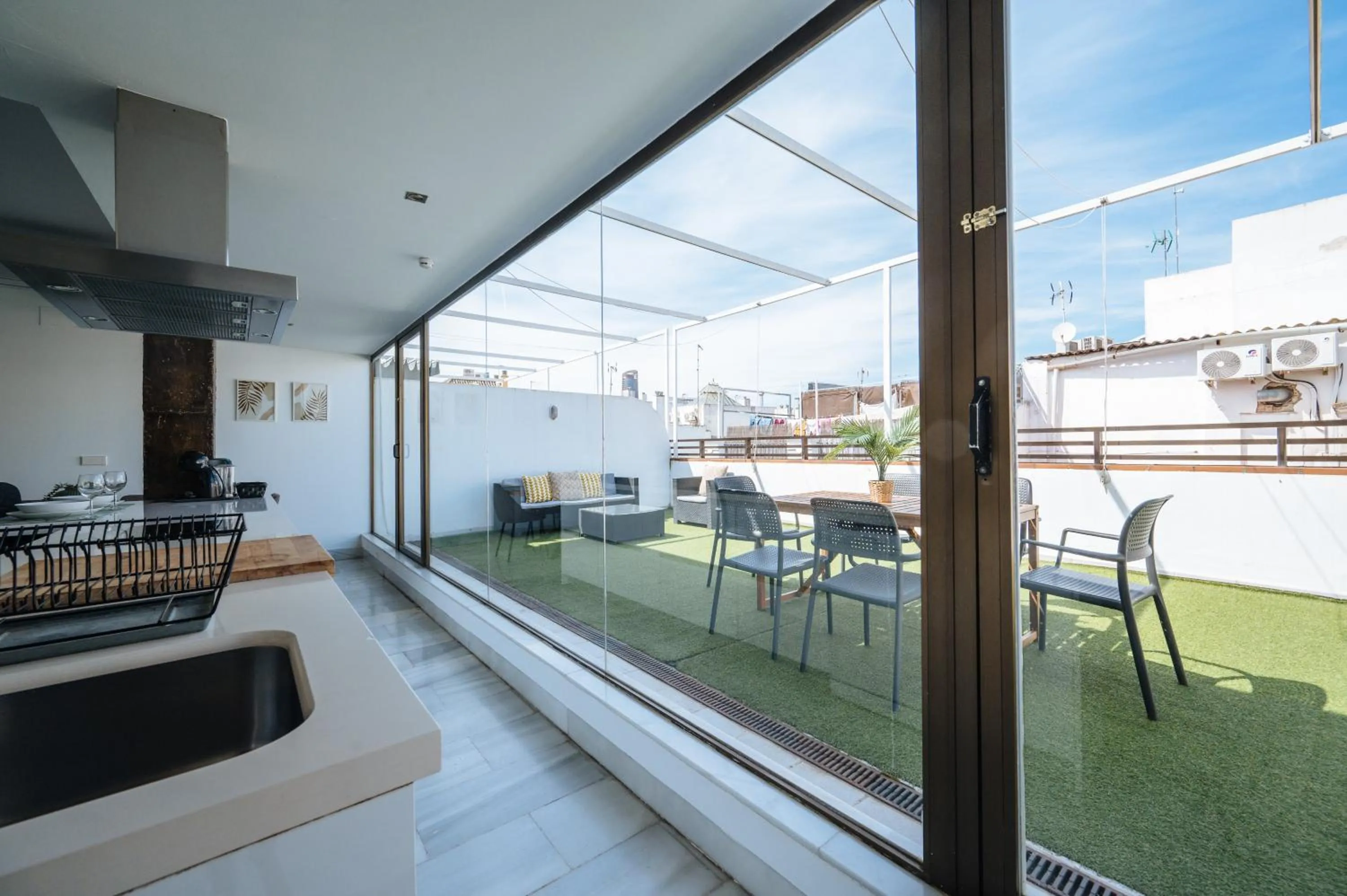 Balcony/Terrace in Áticos Magdalena