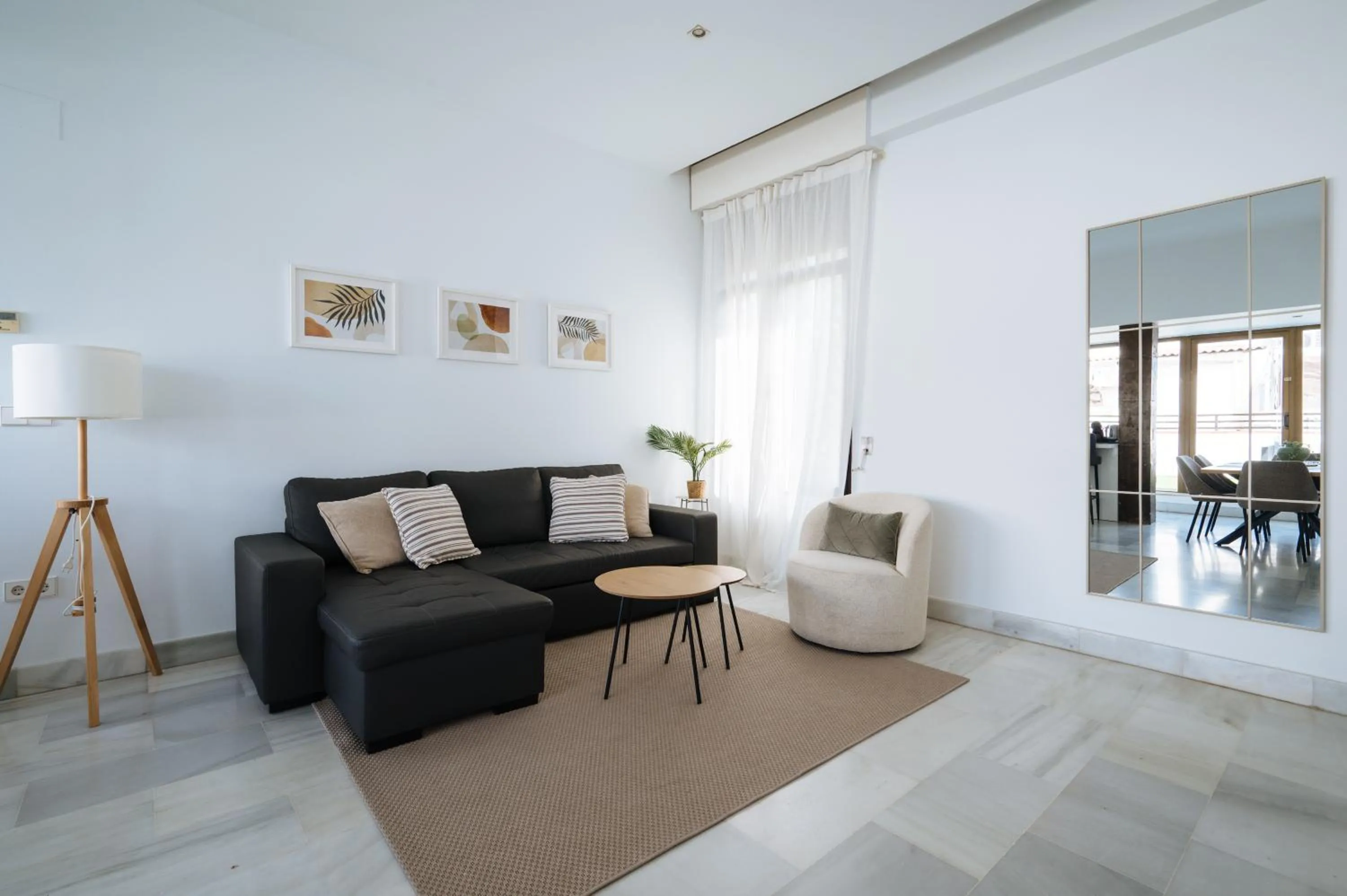 Living room in Áticos Magdalena