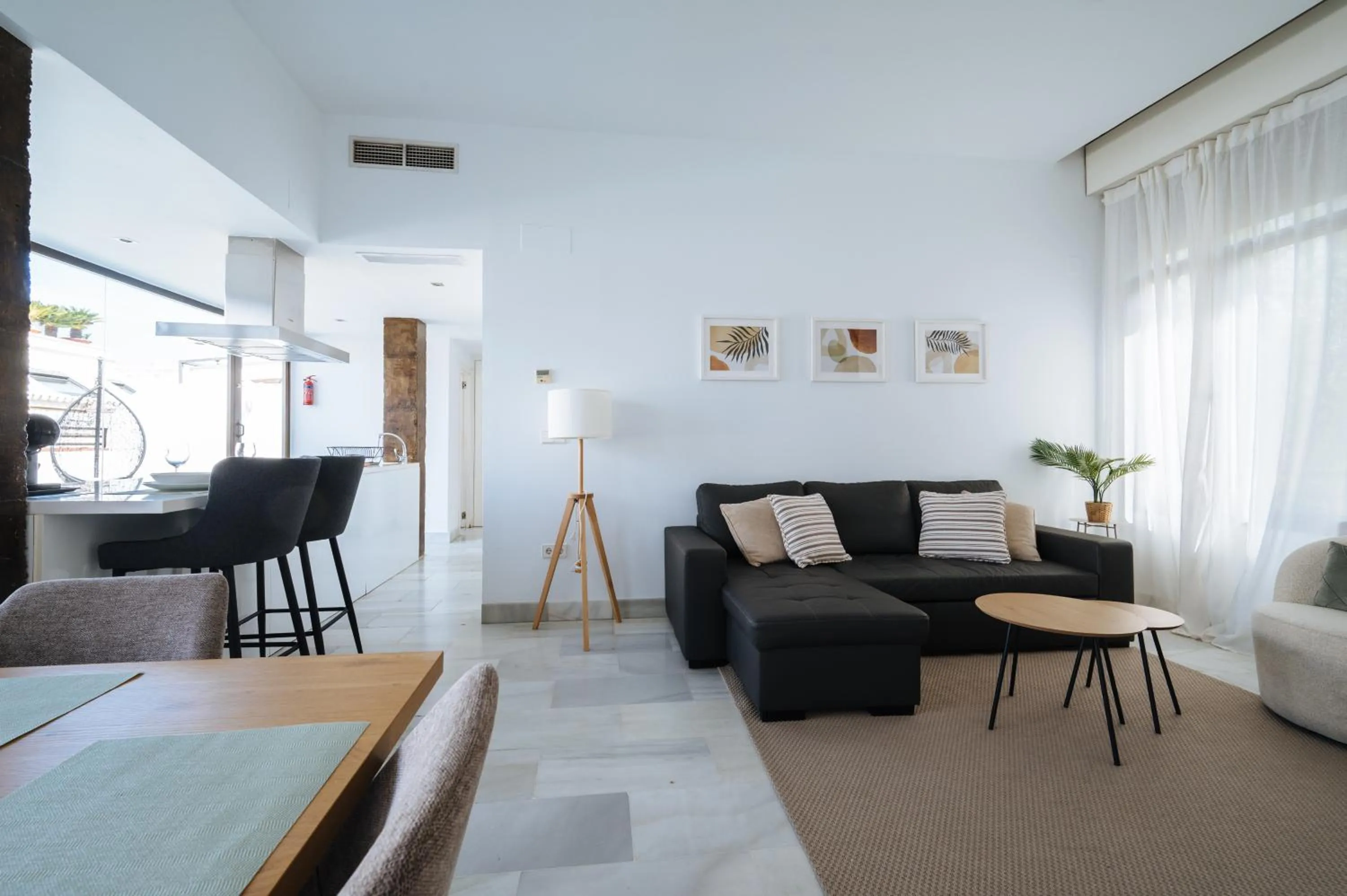 Living room in Áticos Magdalena
