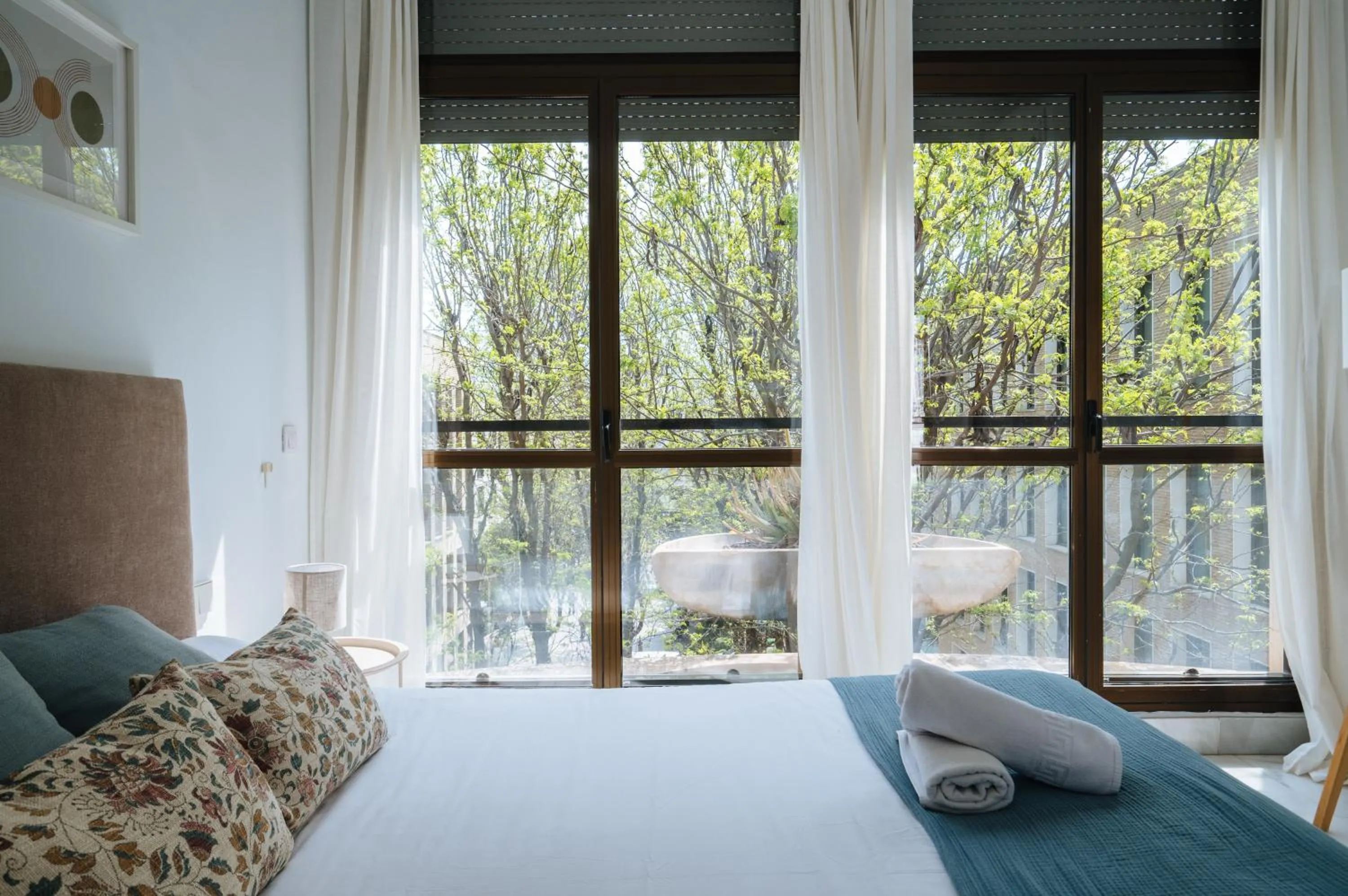 Bedroom, Bed in Áticos Magdalena