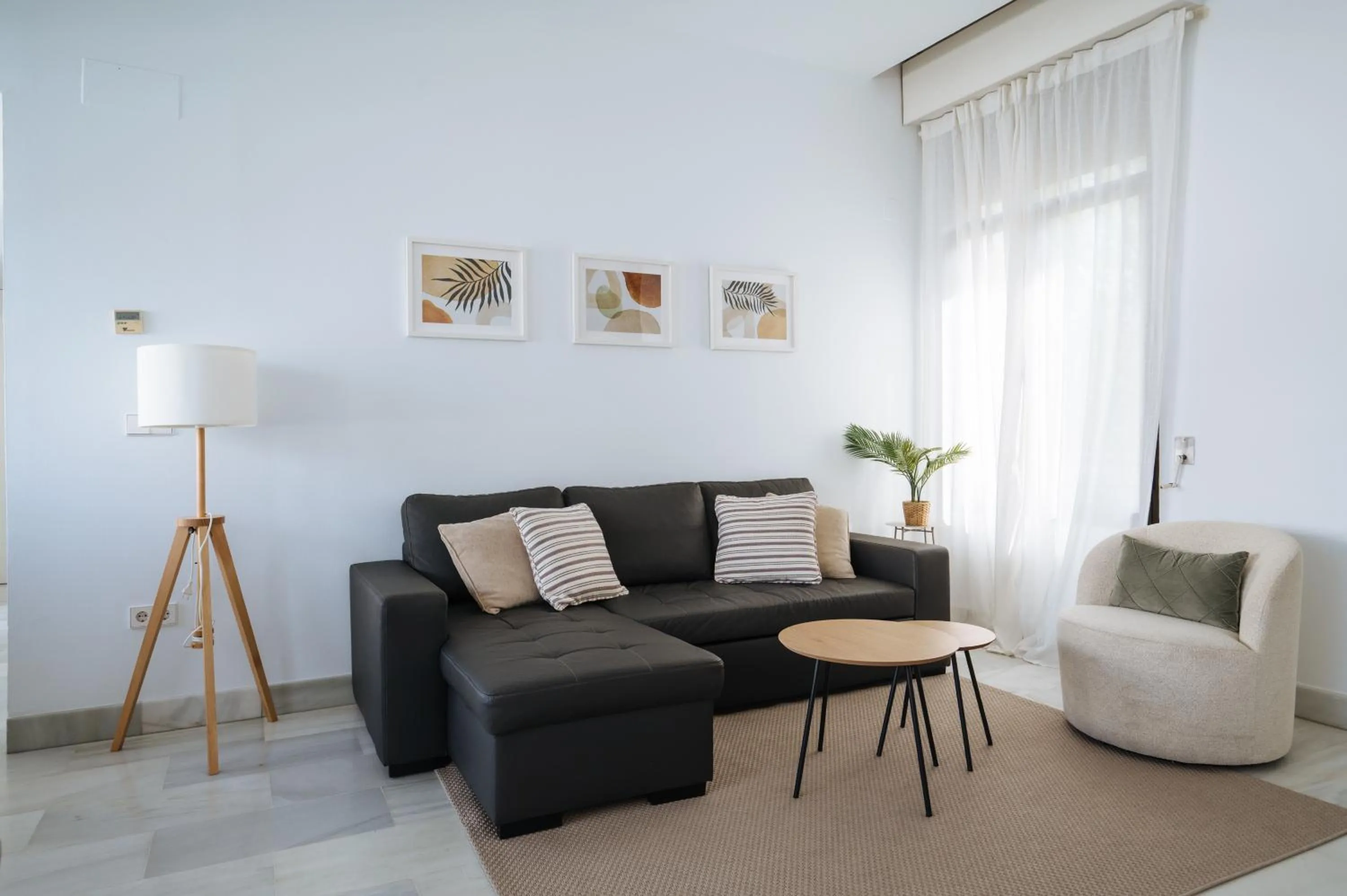 Living room in Áticos Magdalena