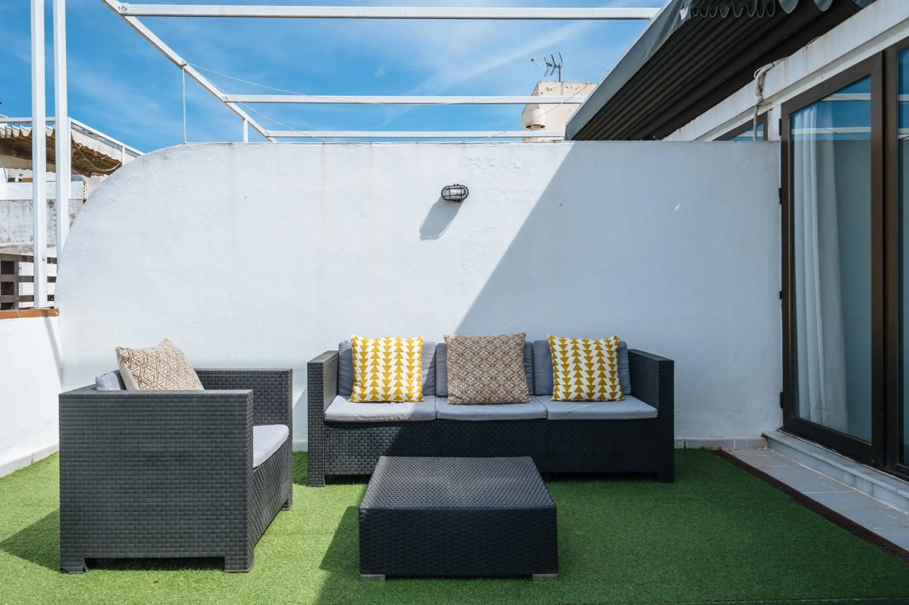 Balcony/Terrace in Áticos Magdalena