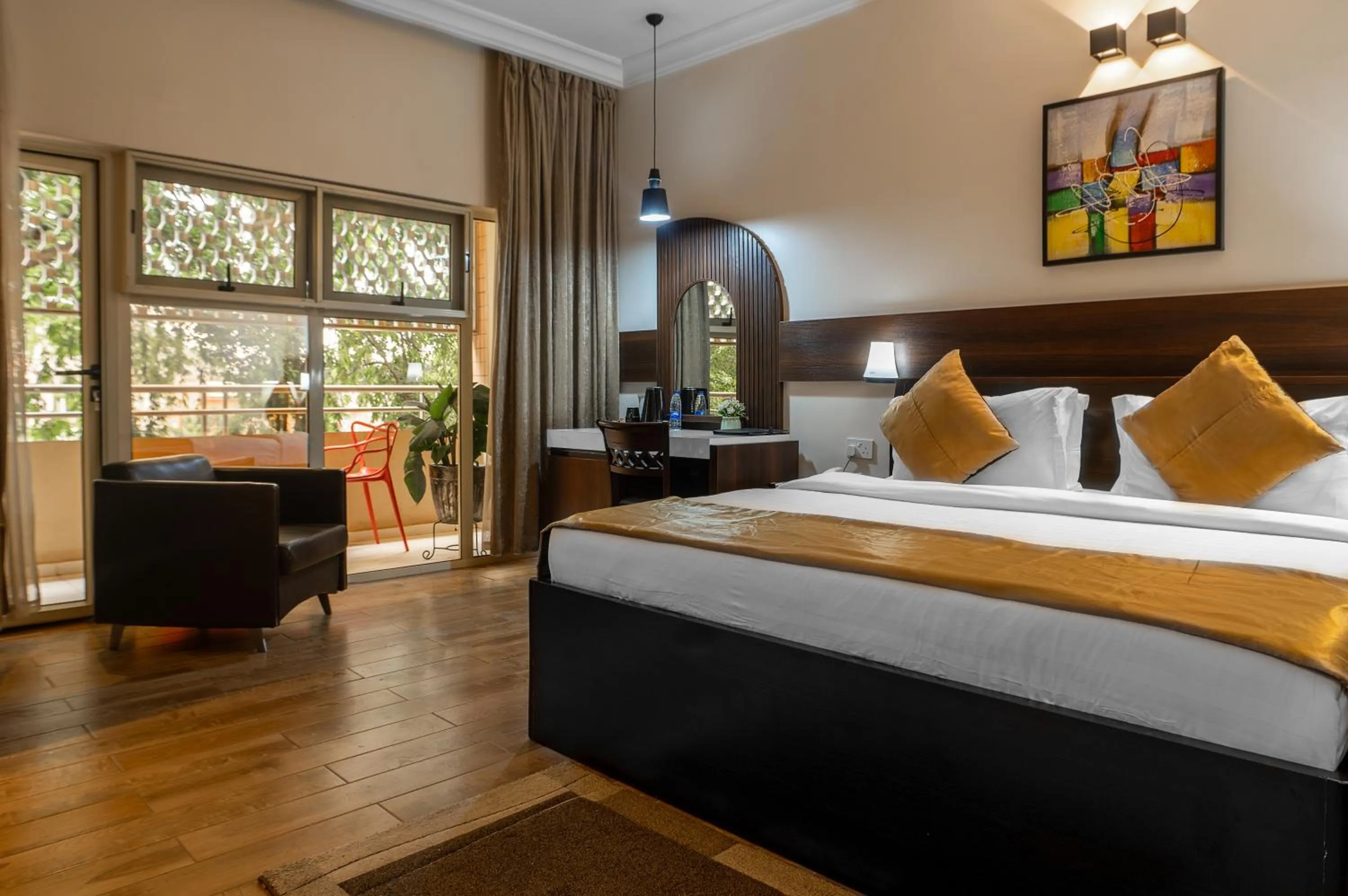 Deluxe Double or Twin Room with Balcony in Anabel Apartment and Suites, Abuja