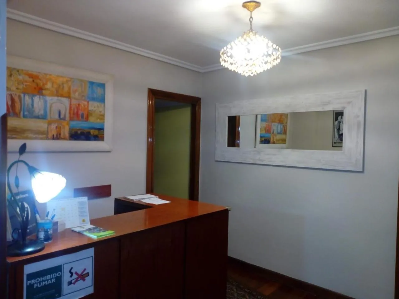 Lobby or reception in Hostal Álvarez