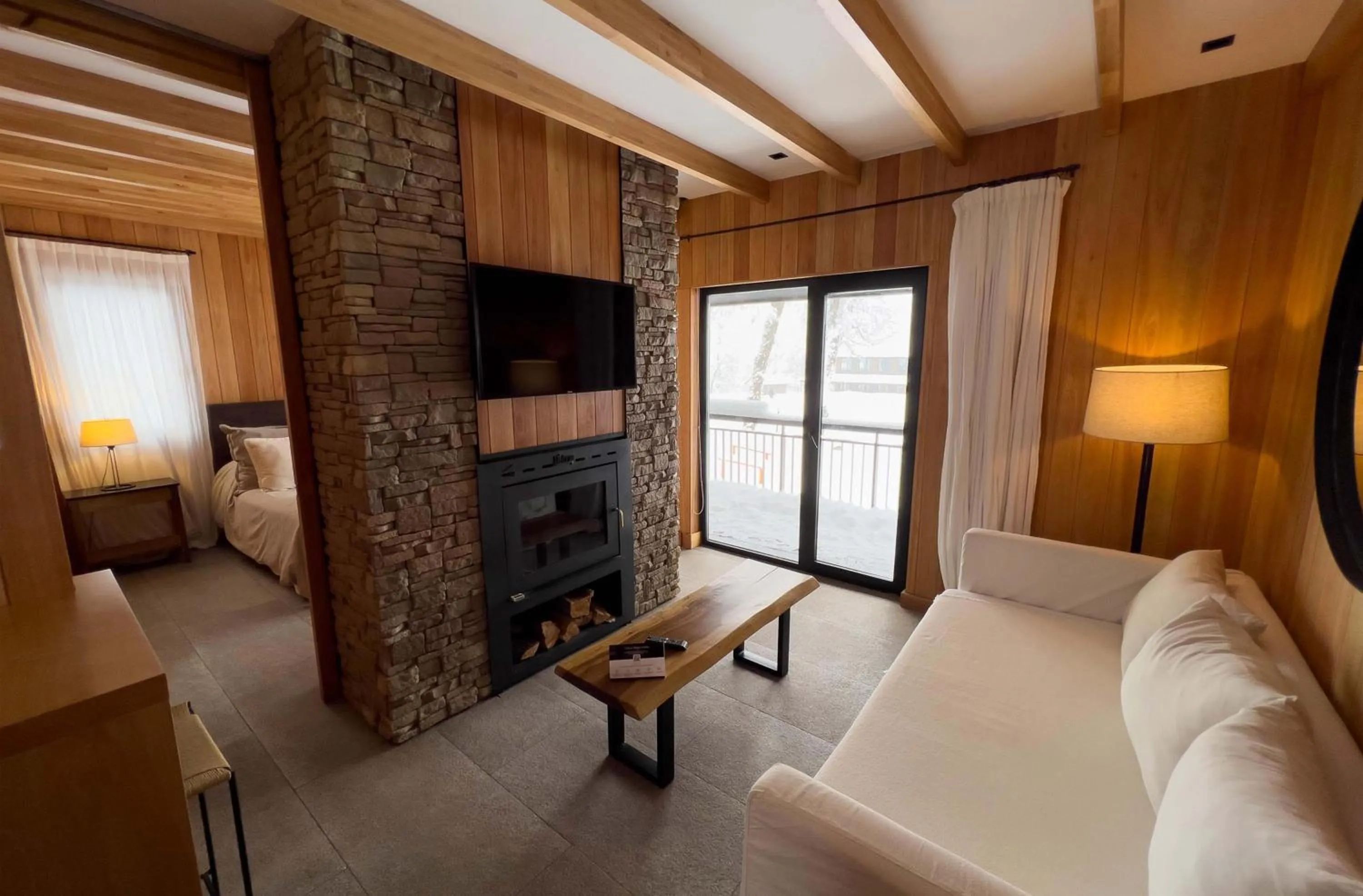 Bed in El Refugio Ski & Summer Lodge