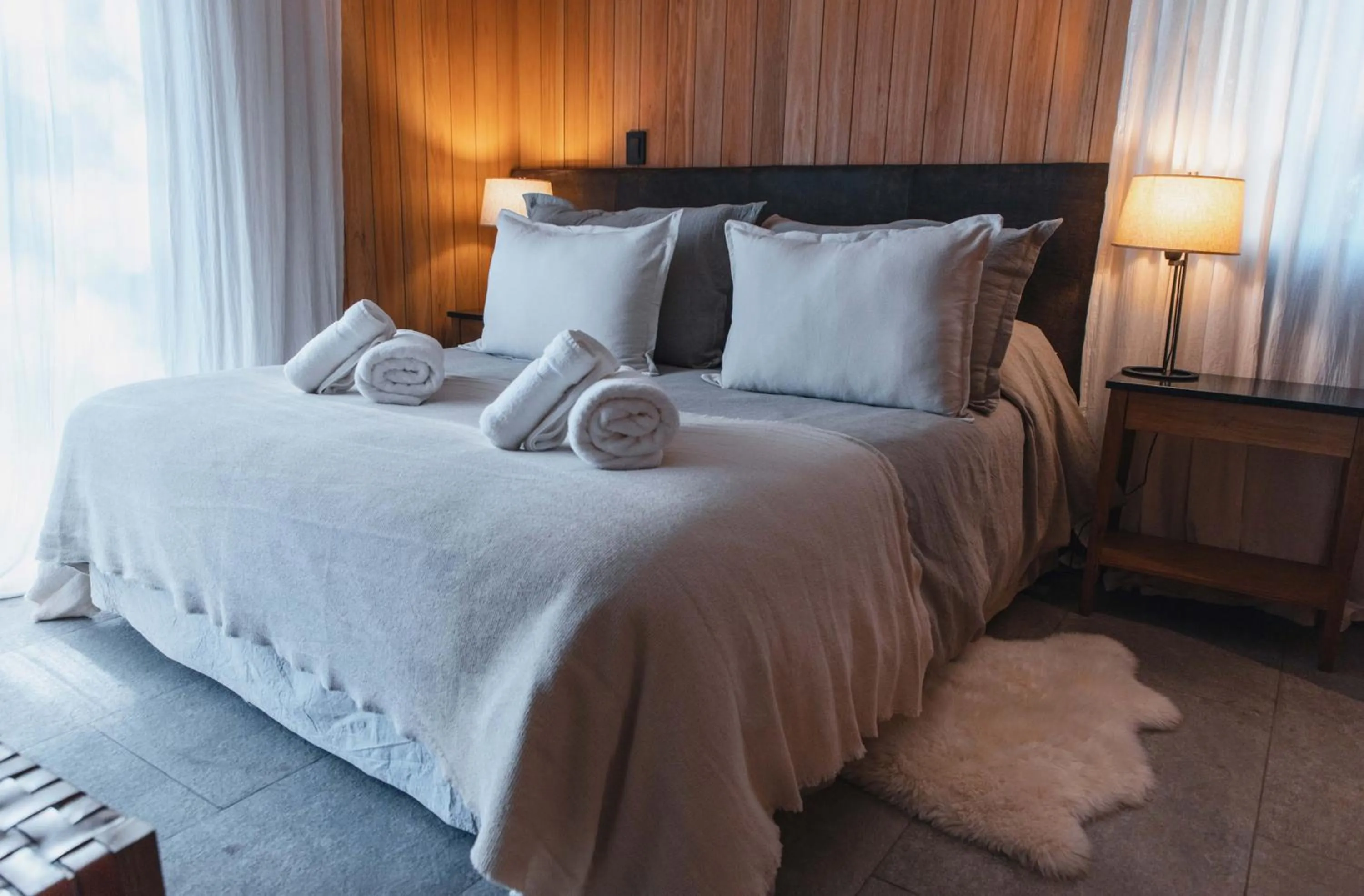 Bed in El Refugio Ski & Summer Lodge