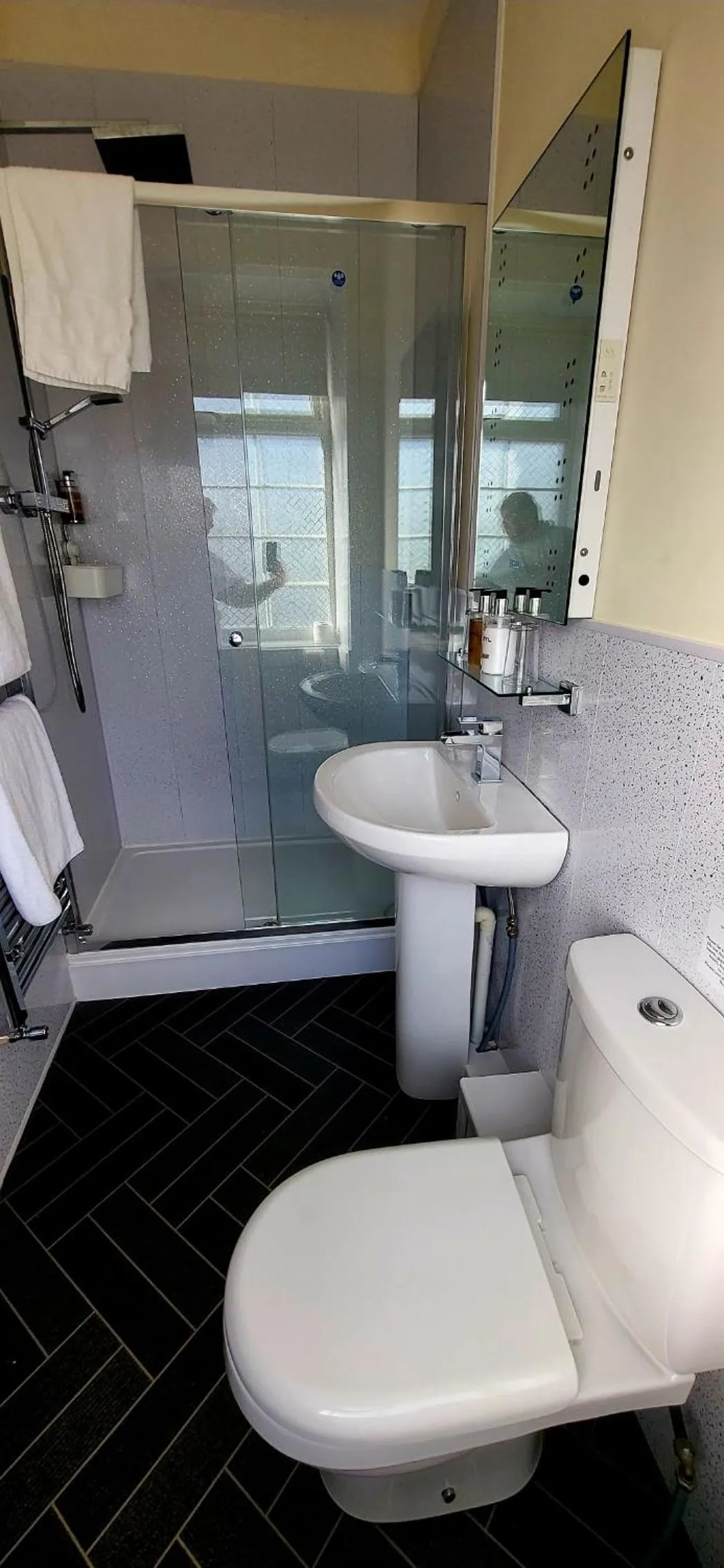 Toilet in Ensuite Bed And Breakfast Rooms At The Ring Pub