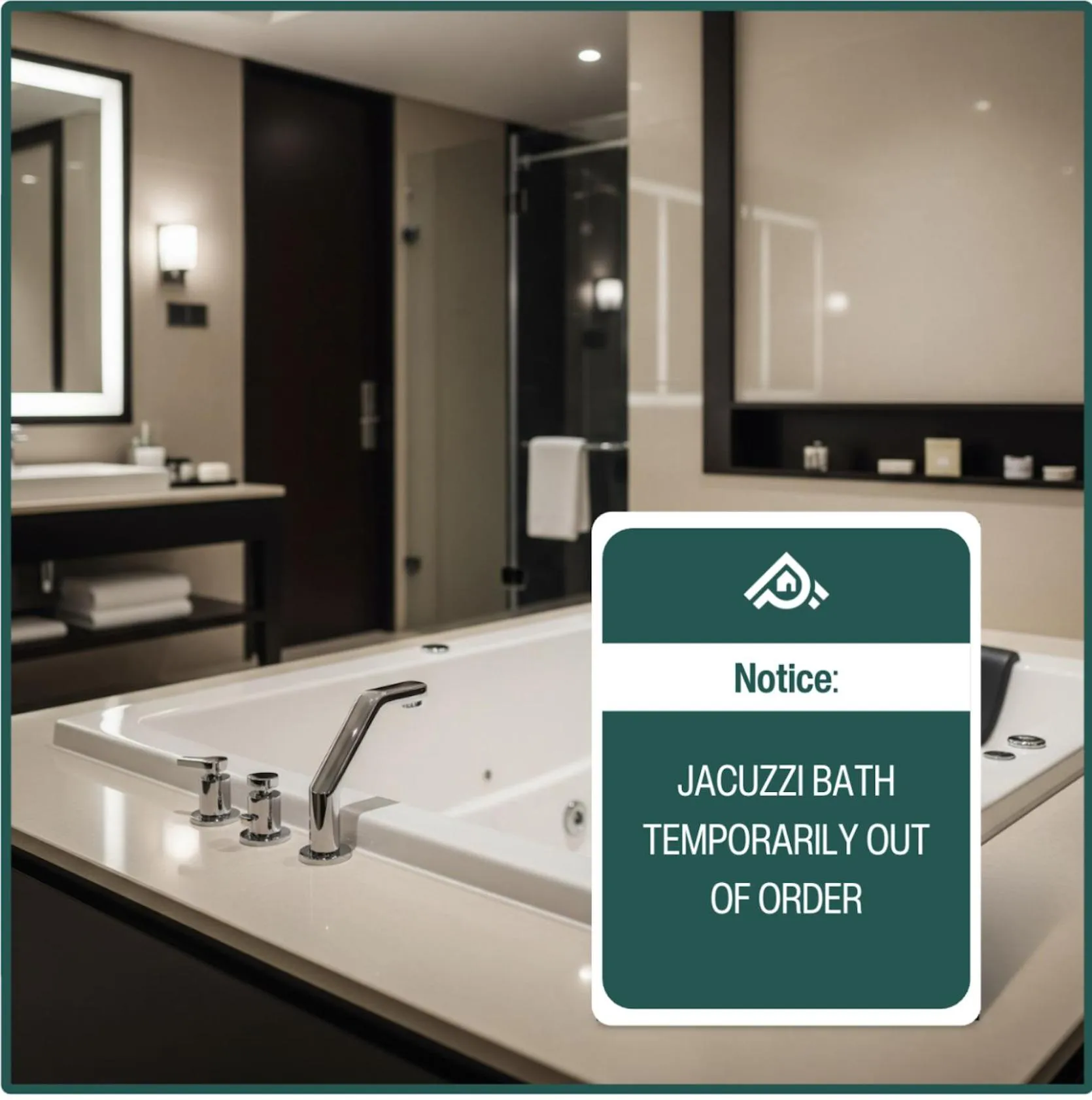 Bathroom in The Knighton Hotel