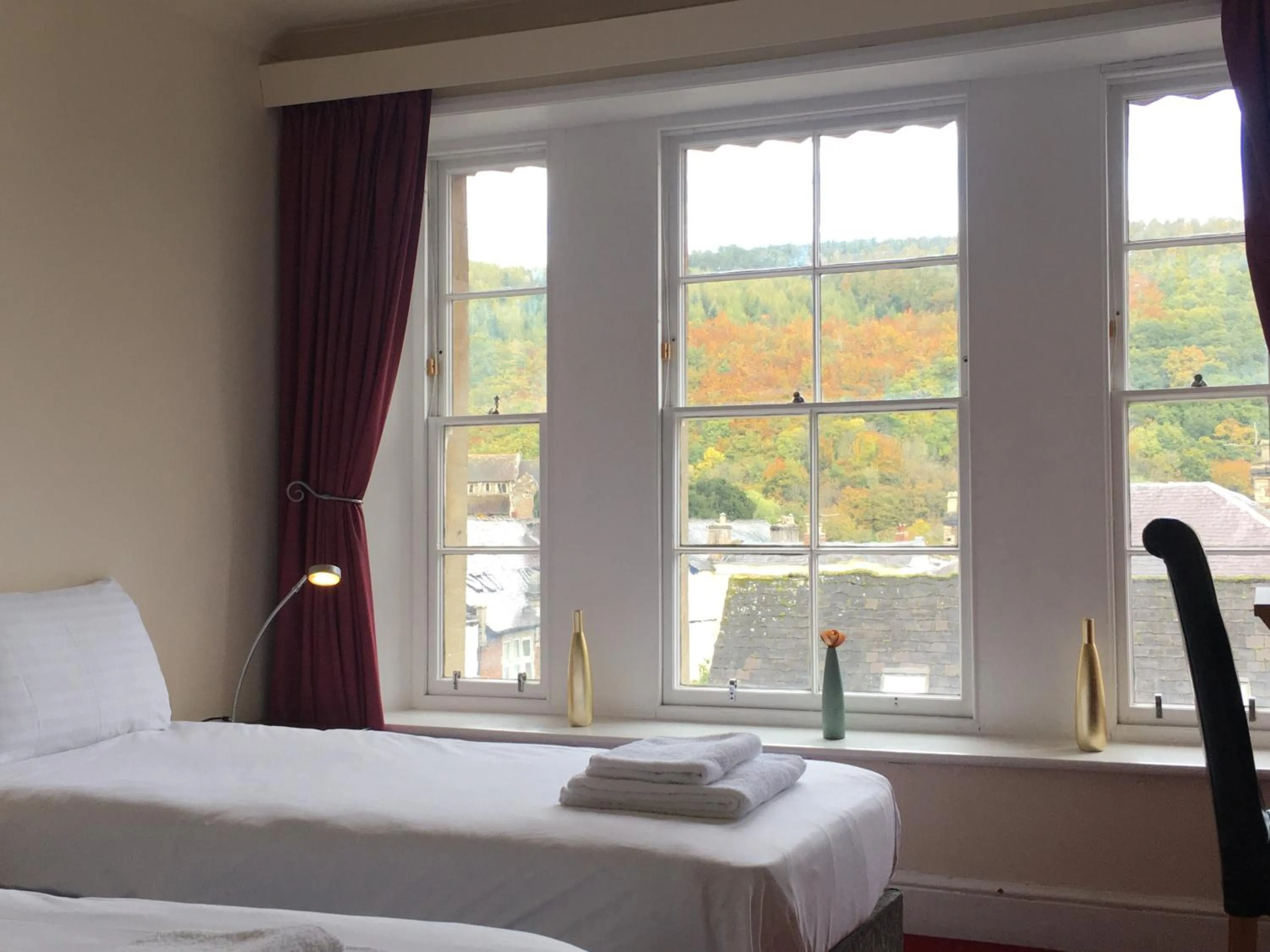 Bed in The Knighton Hotel