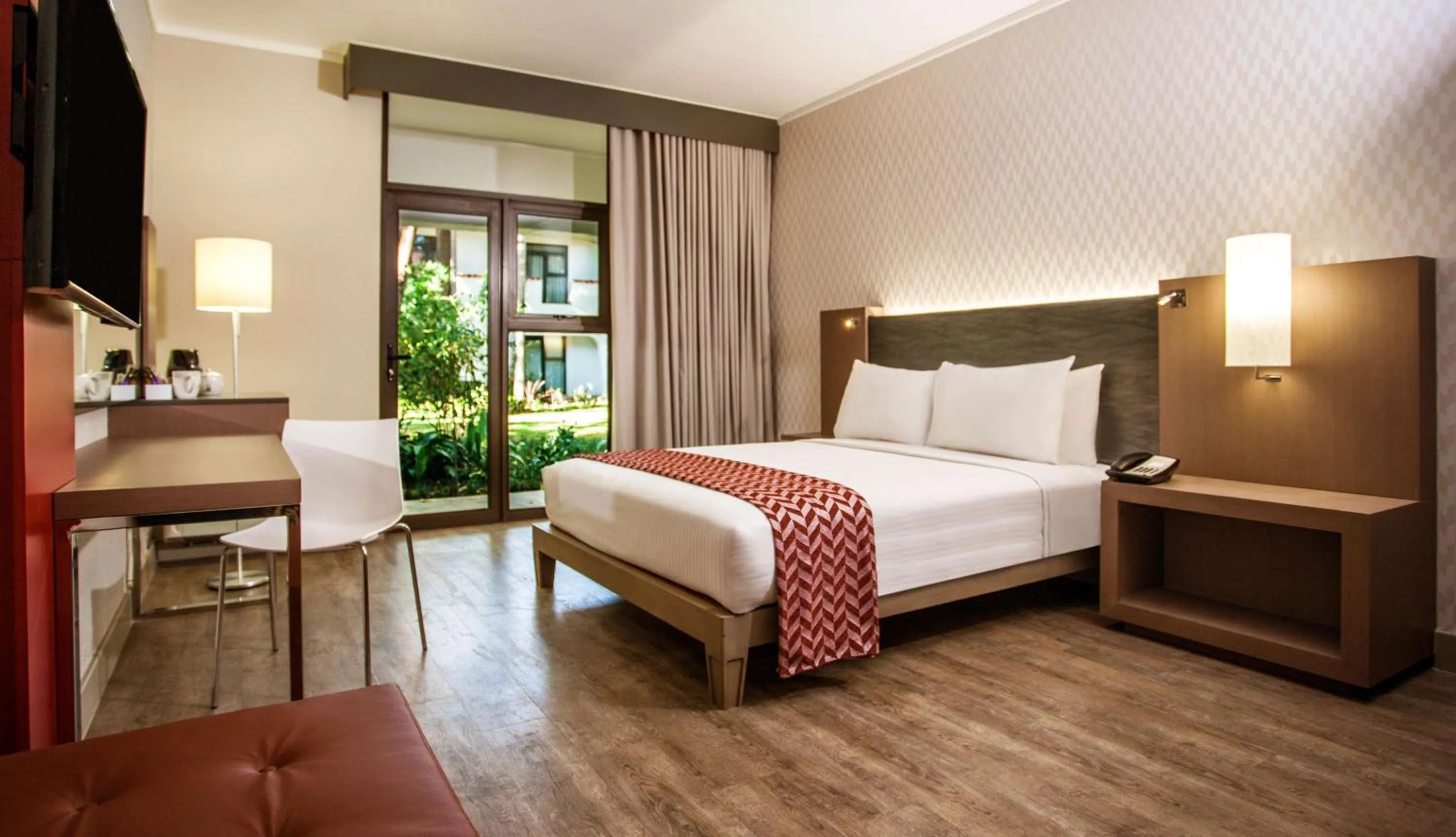 Balcony/Terrace, Bed in Garden Court Polokwane