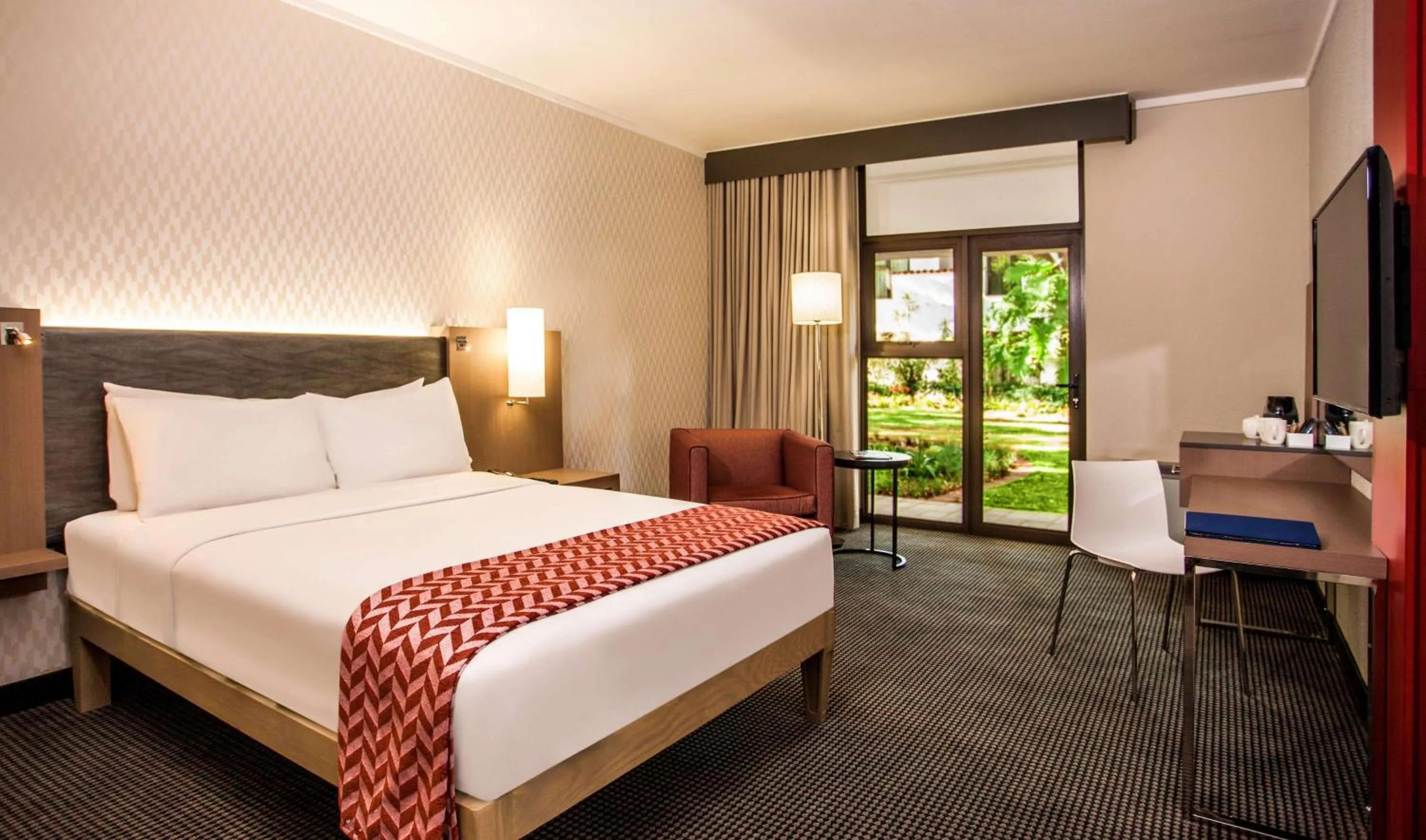 Balcony/Terrace, Bed in Garden Court Polokwane