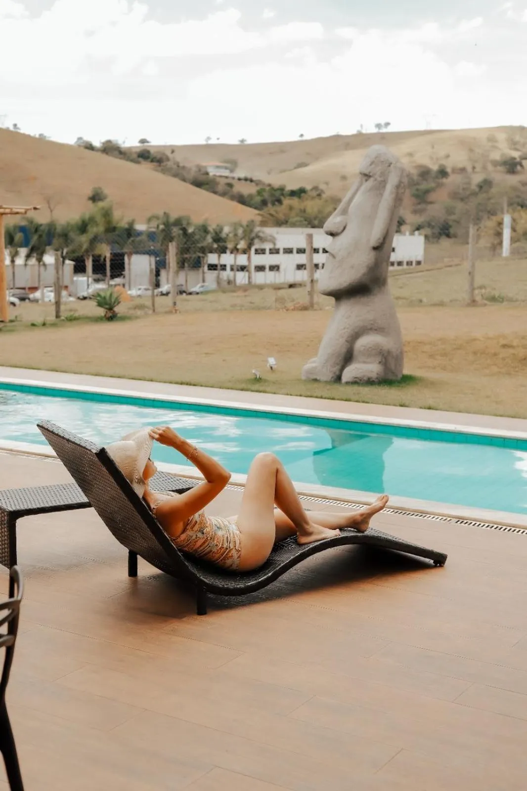 Swimming pool in Pousada Quinta dos Cabeças