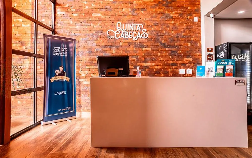 Lobby or reception in Pousada Quinta dos Cabeças