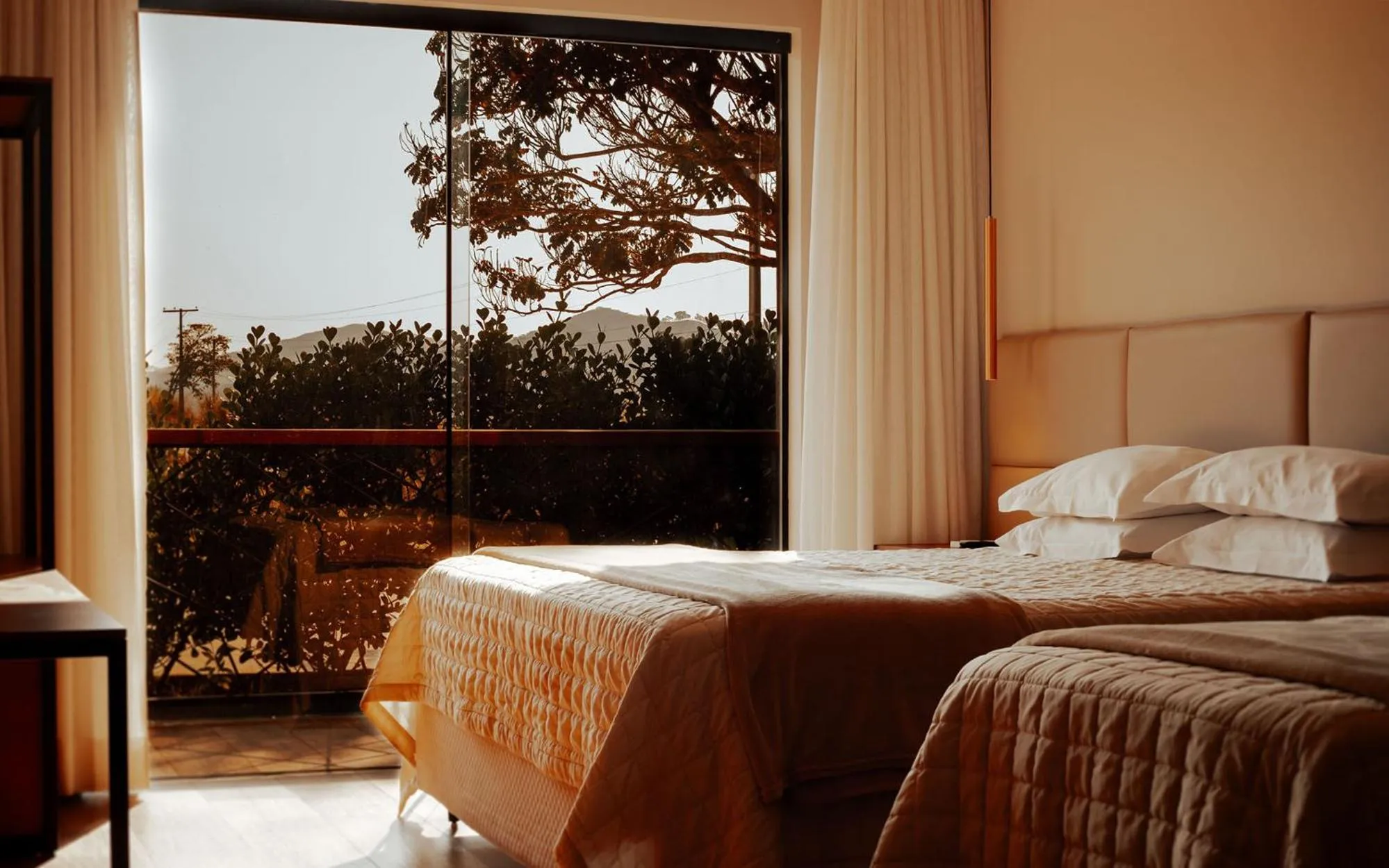 Bed in Pousada Quinta dos Cabeças