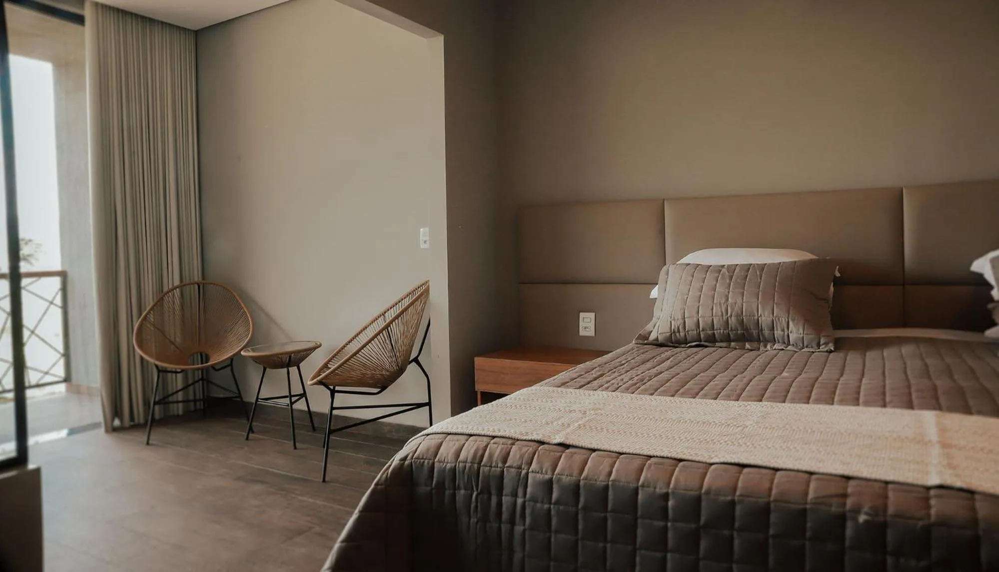 Bed in Pousada Quinta dos Cabeças