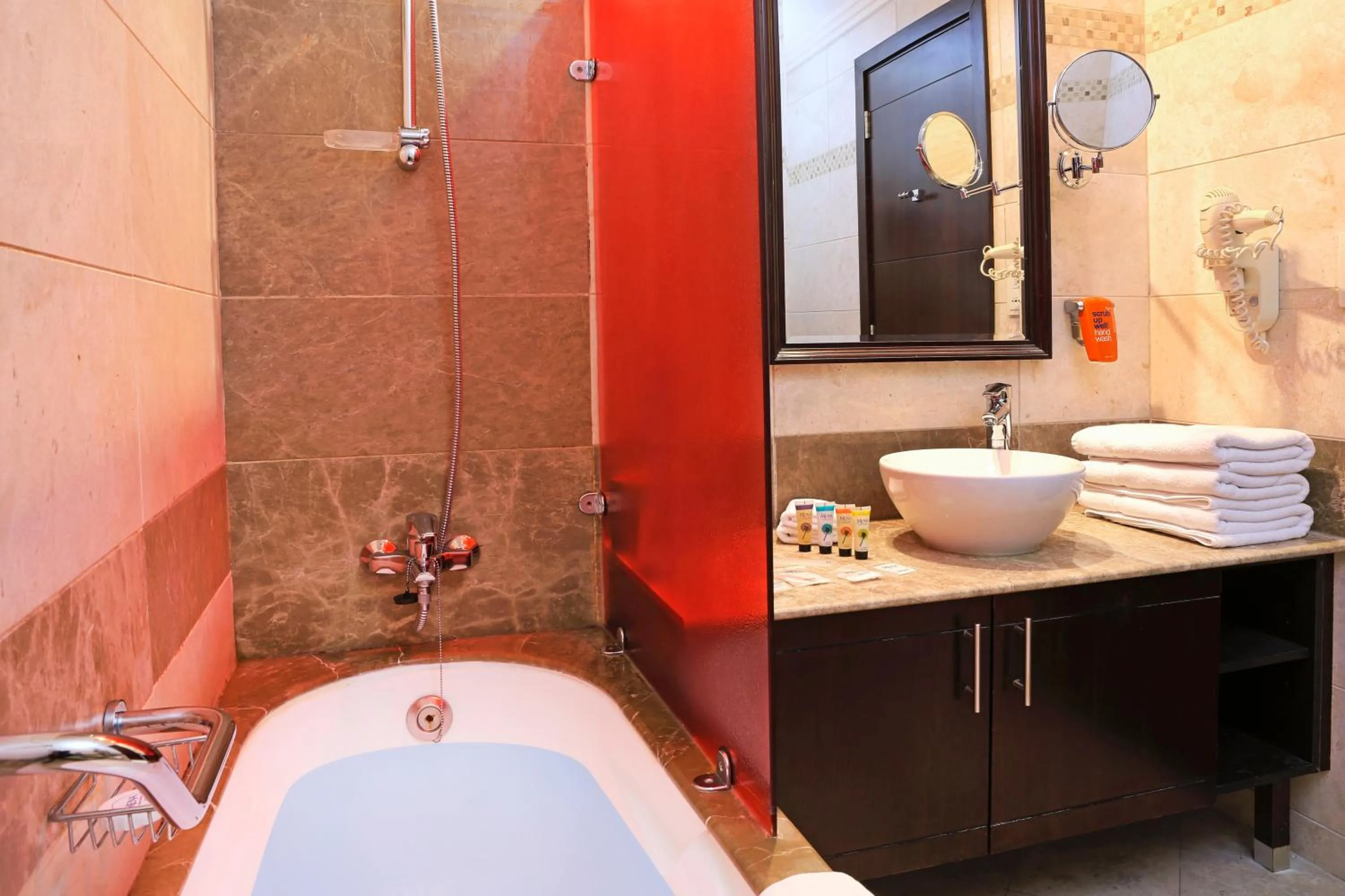 Bathroom in MENA ApartHotel Albarsha At The Mall