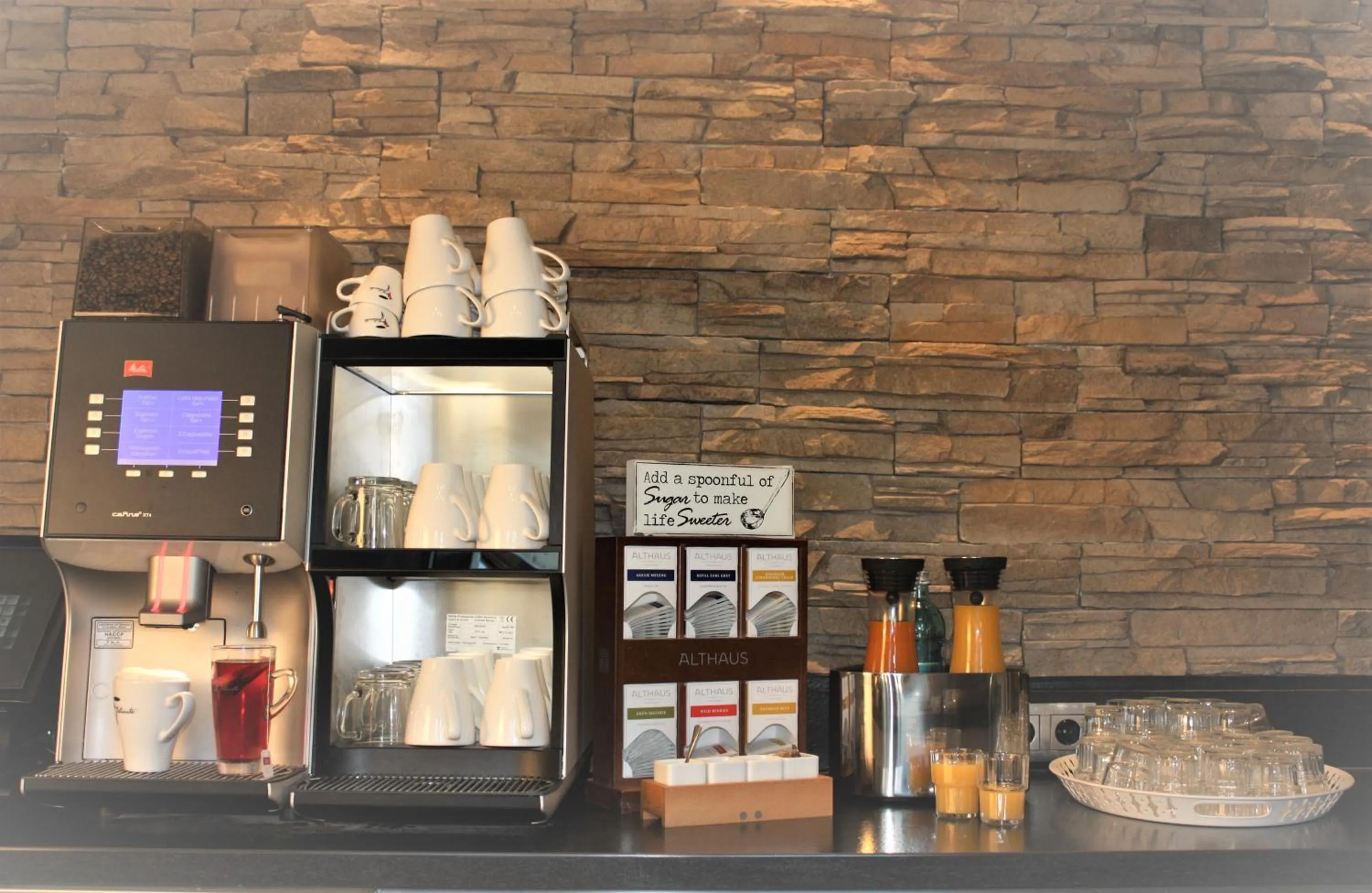 Coffee/tea facilities in Hotel am Kurpark