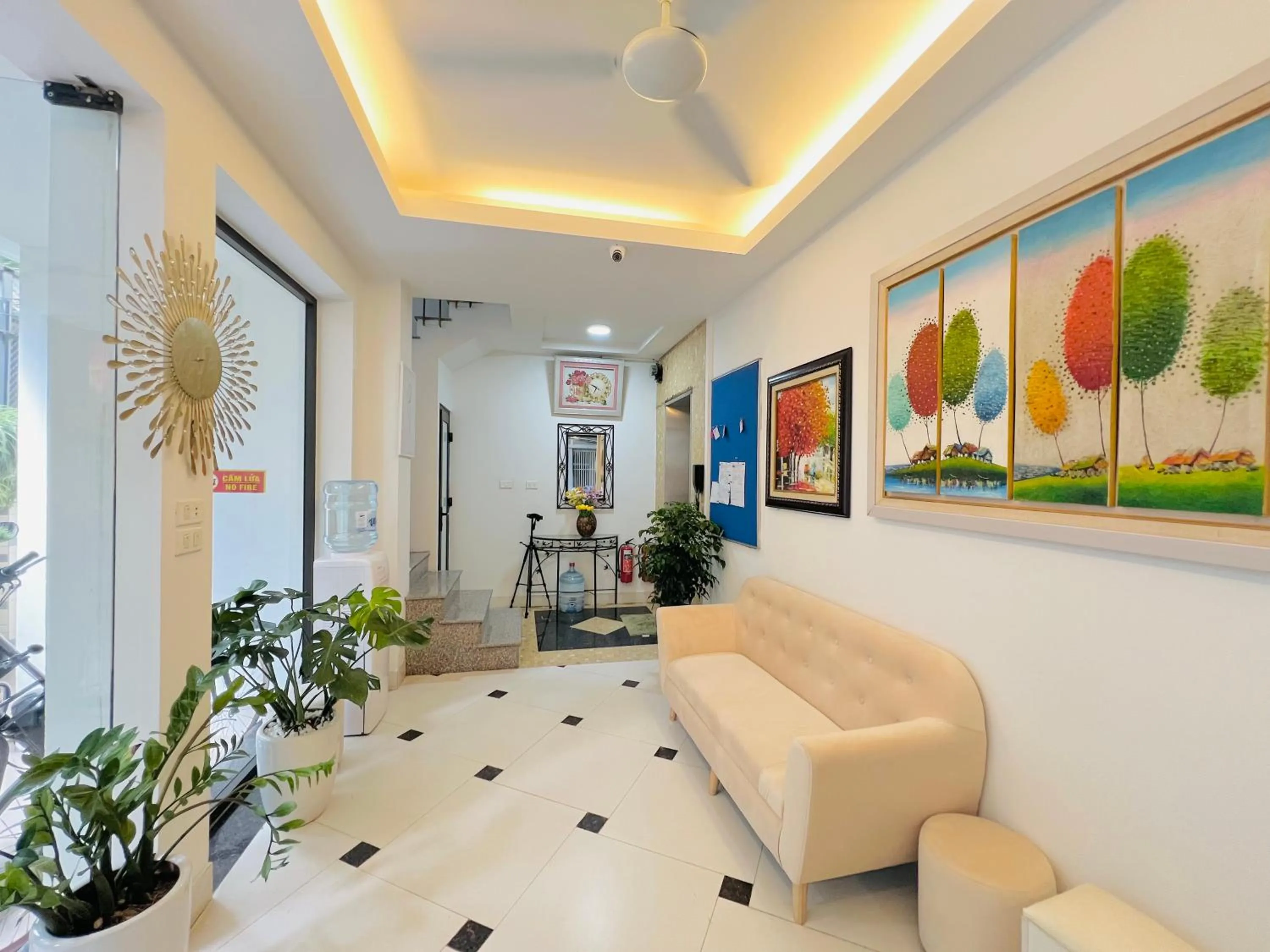 Lobby or reception in T98 Westlake Quang An - Tay ho Center Garden View Studio!