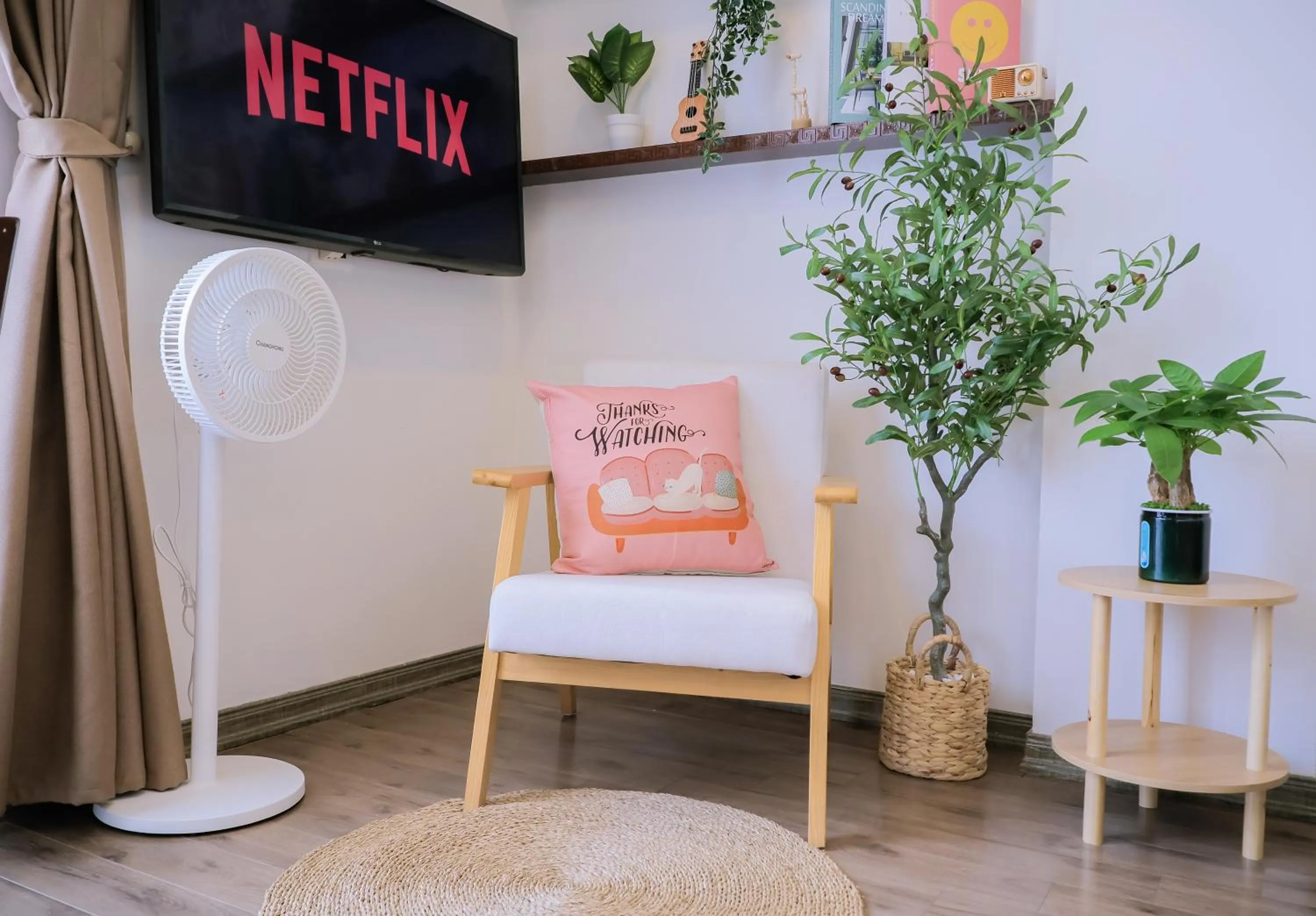 Seating area in T98 Westlake Quang An - Tay ho Center Garden View Studio!