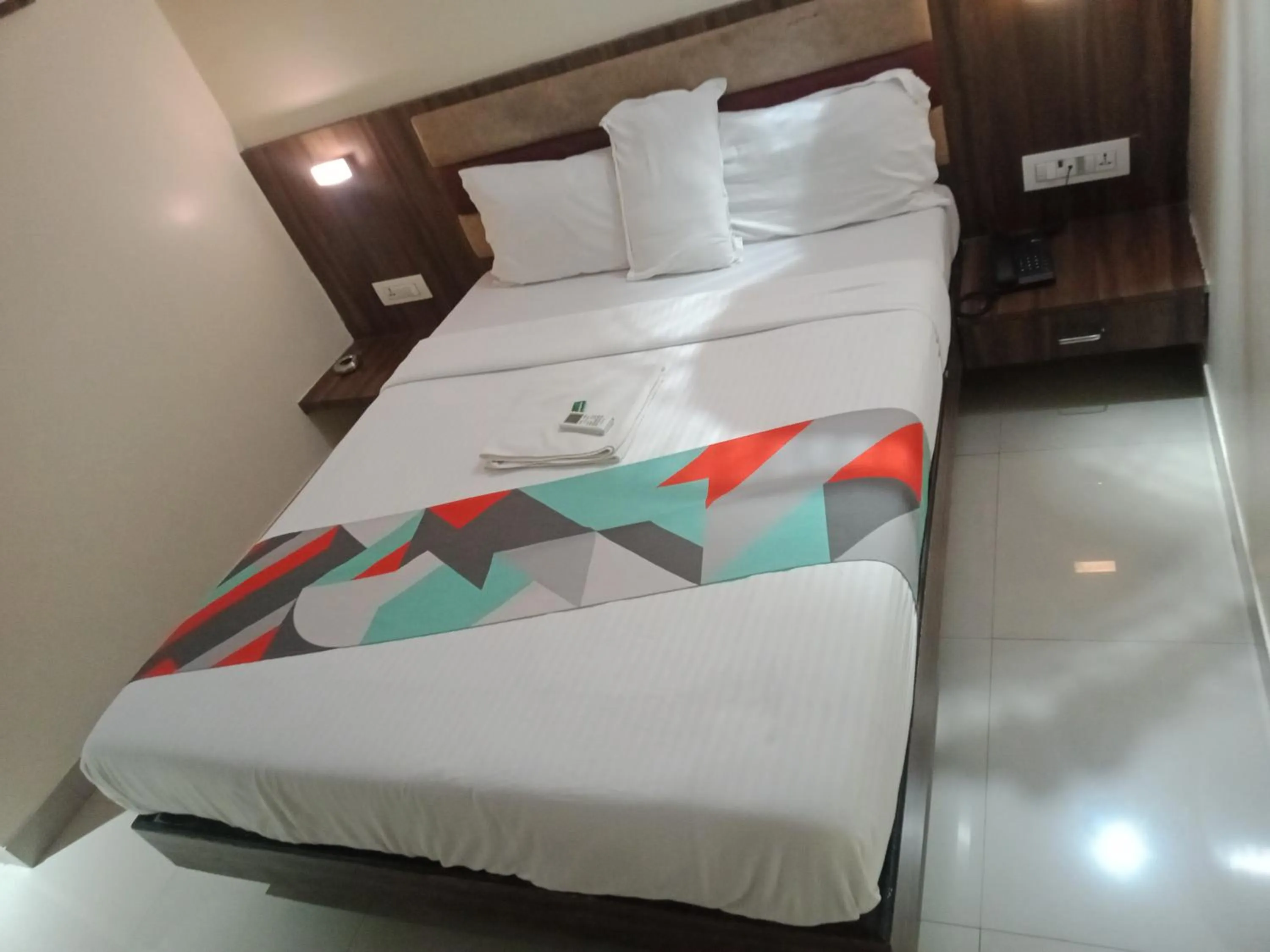 Bed in Hotel Castle Inn