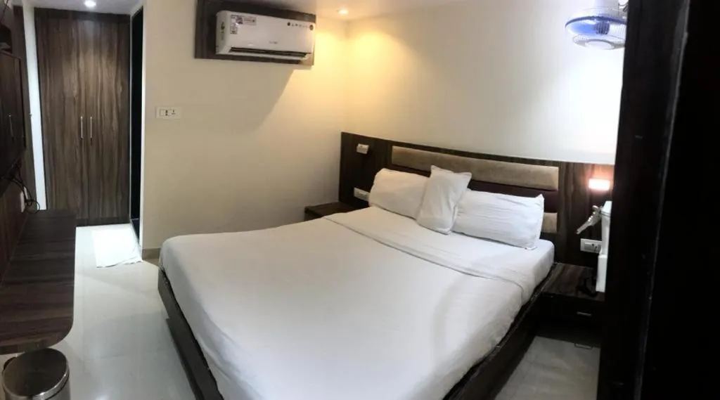 Bed in Hotel Castle Inn