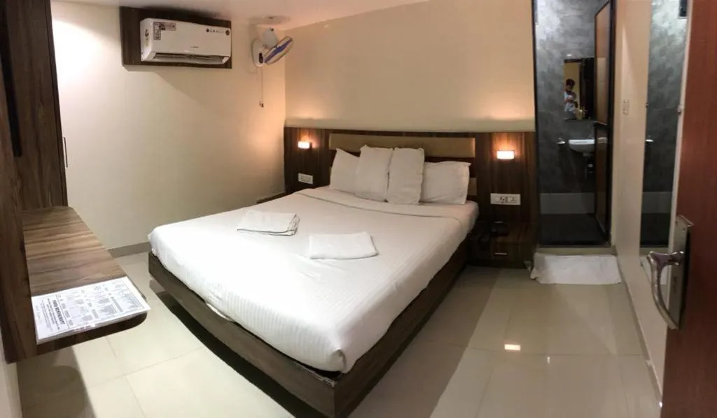 Bed in Hotel Castle Inn