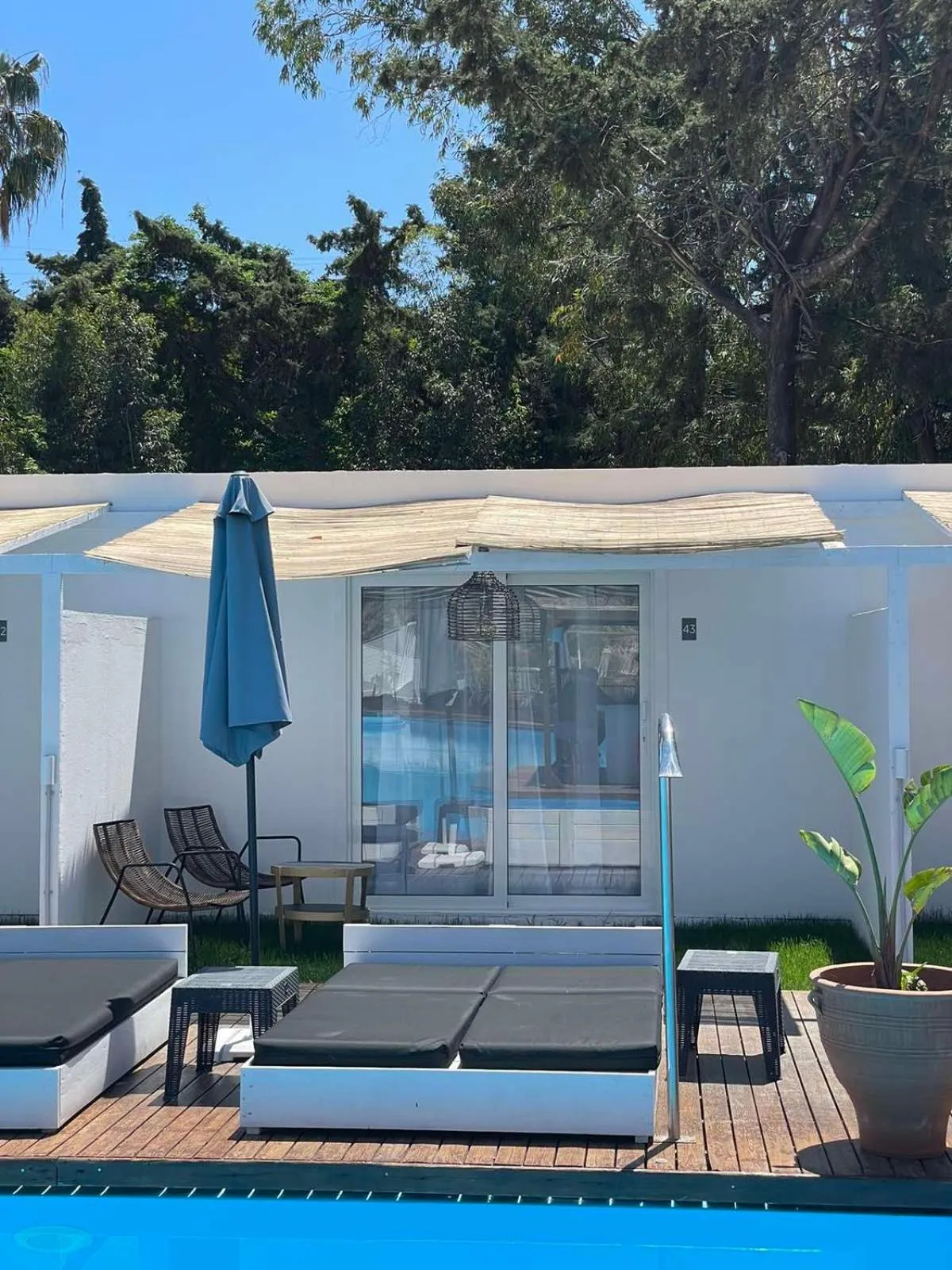 Patio in Bamboo Suites Hotel - Adults Only