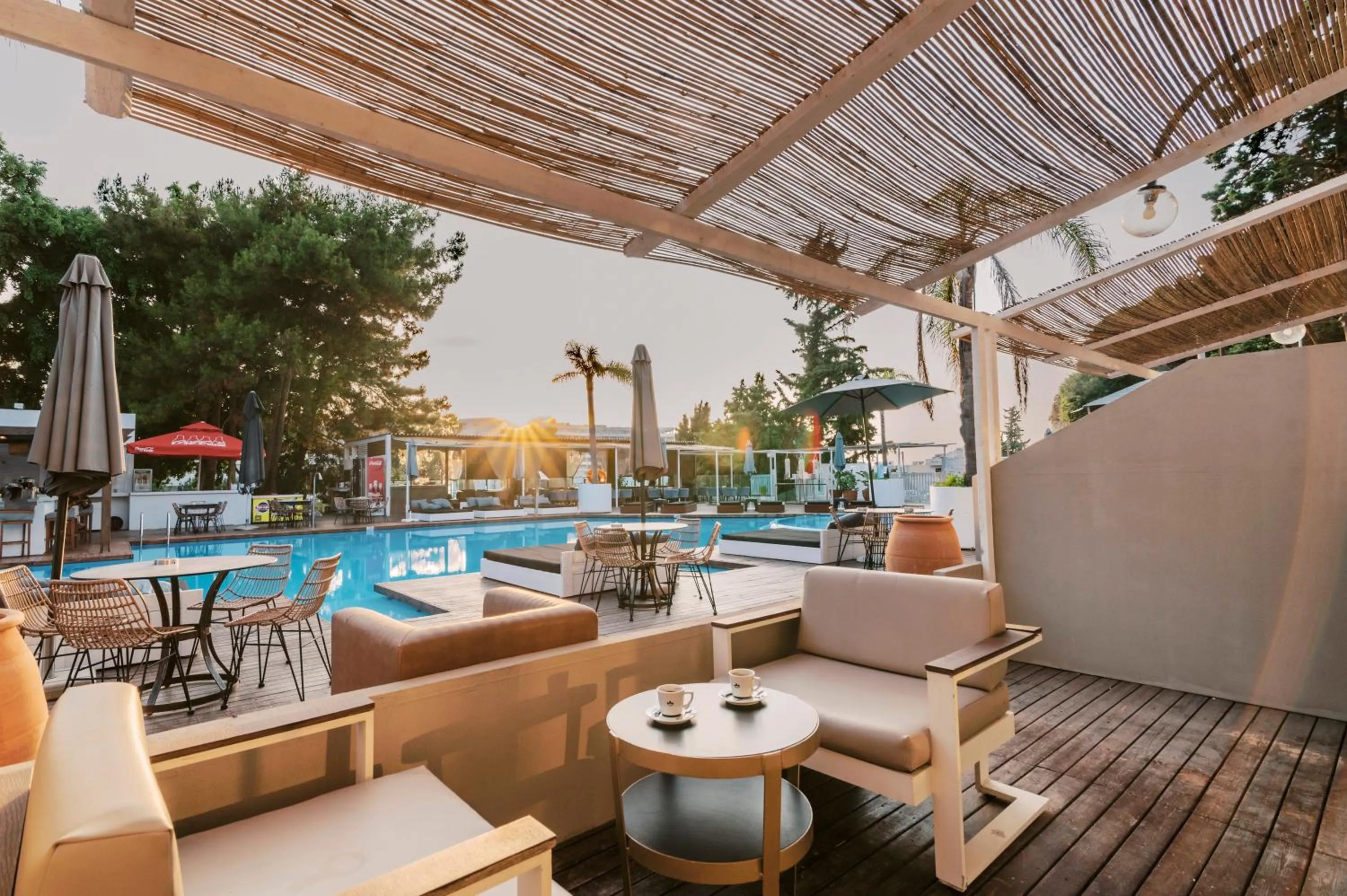 Seating area in Bamboo Suites Hotel - Adults Only