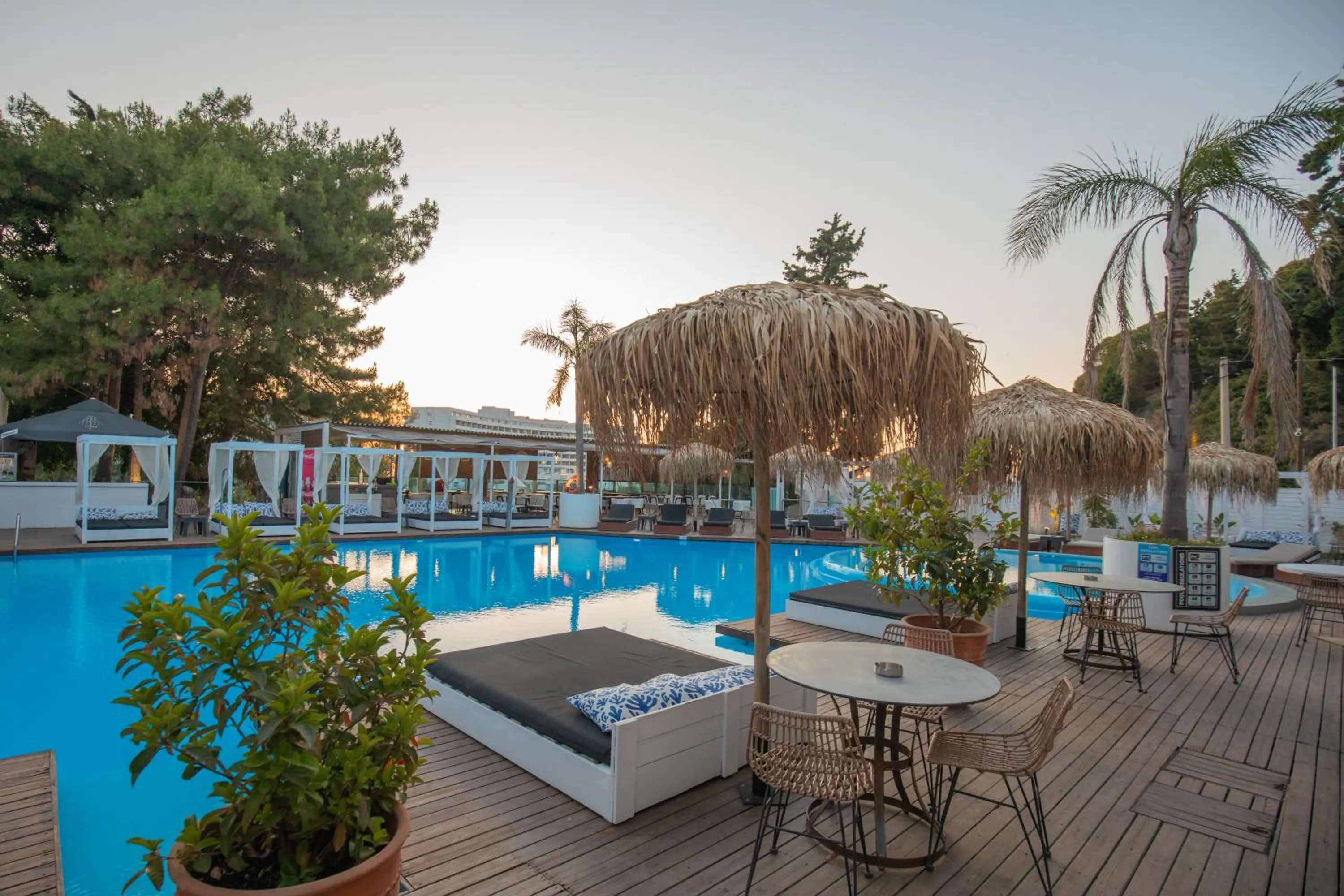 Swimming pool in Bamboo Suites Hotel - Adults Only