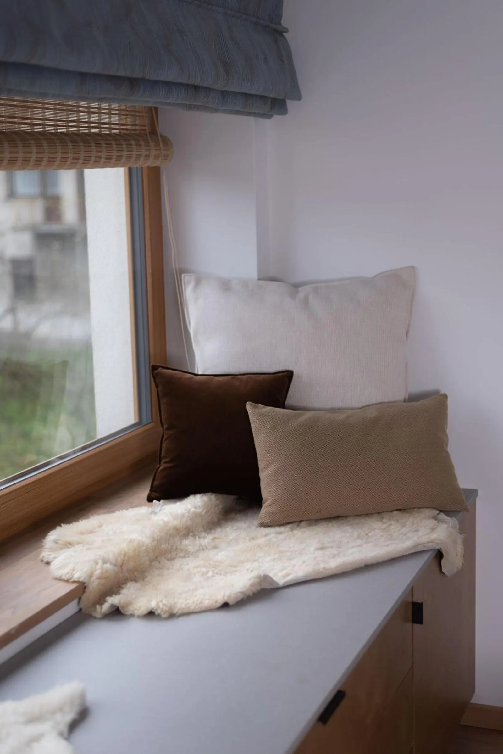 Seating area, Bed in Willa 74 Wisła