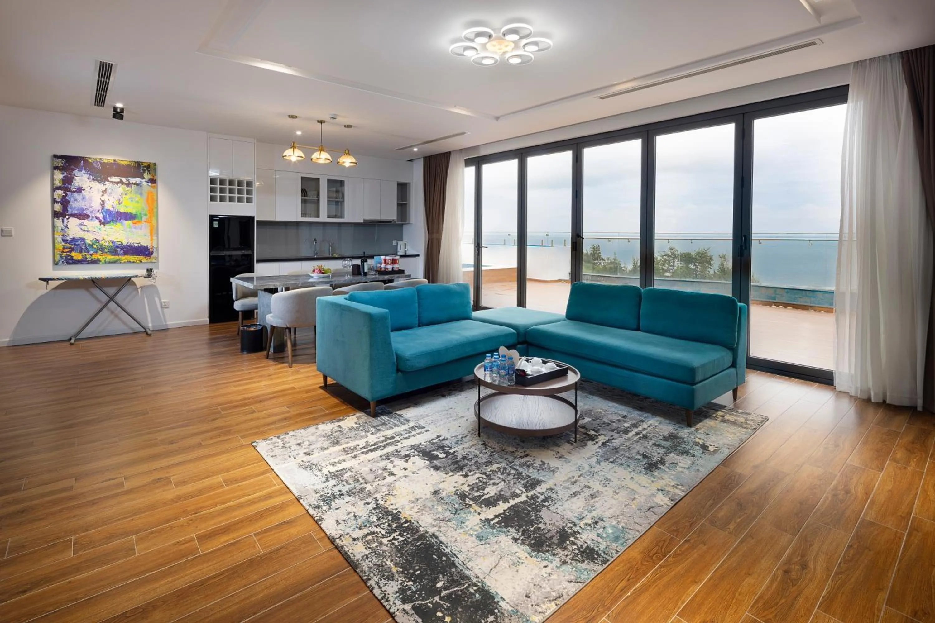 Living room in Le Palmier Ho Tram Resort - Beachfront with Private Beach