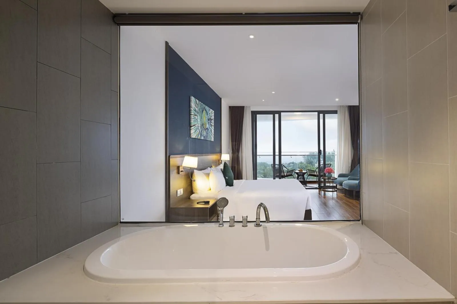 Bed in Le Palmier Ho Tram Resort - Beachfront with Private Beach