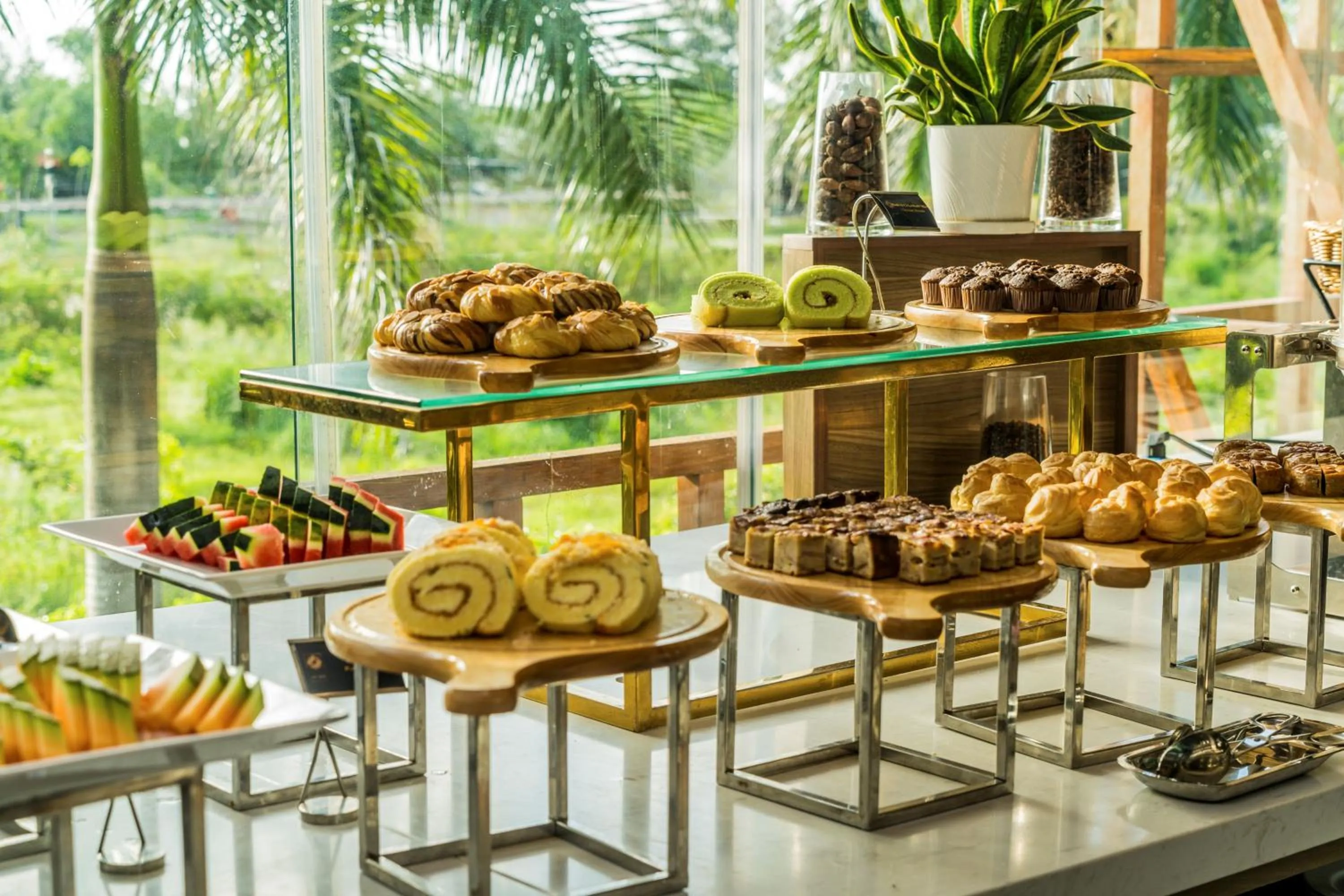 Breakfast in Le Palmier Ho Tram Resort - Beachfront with Private Beach