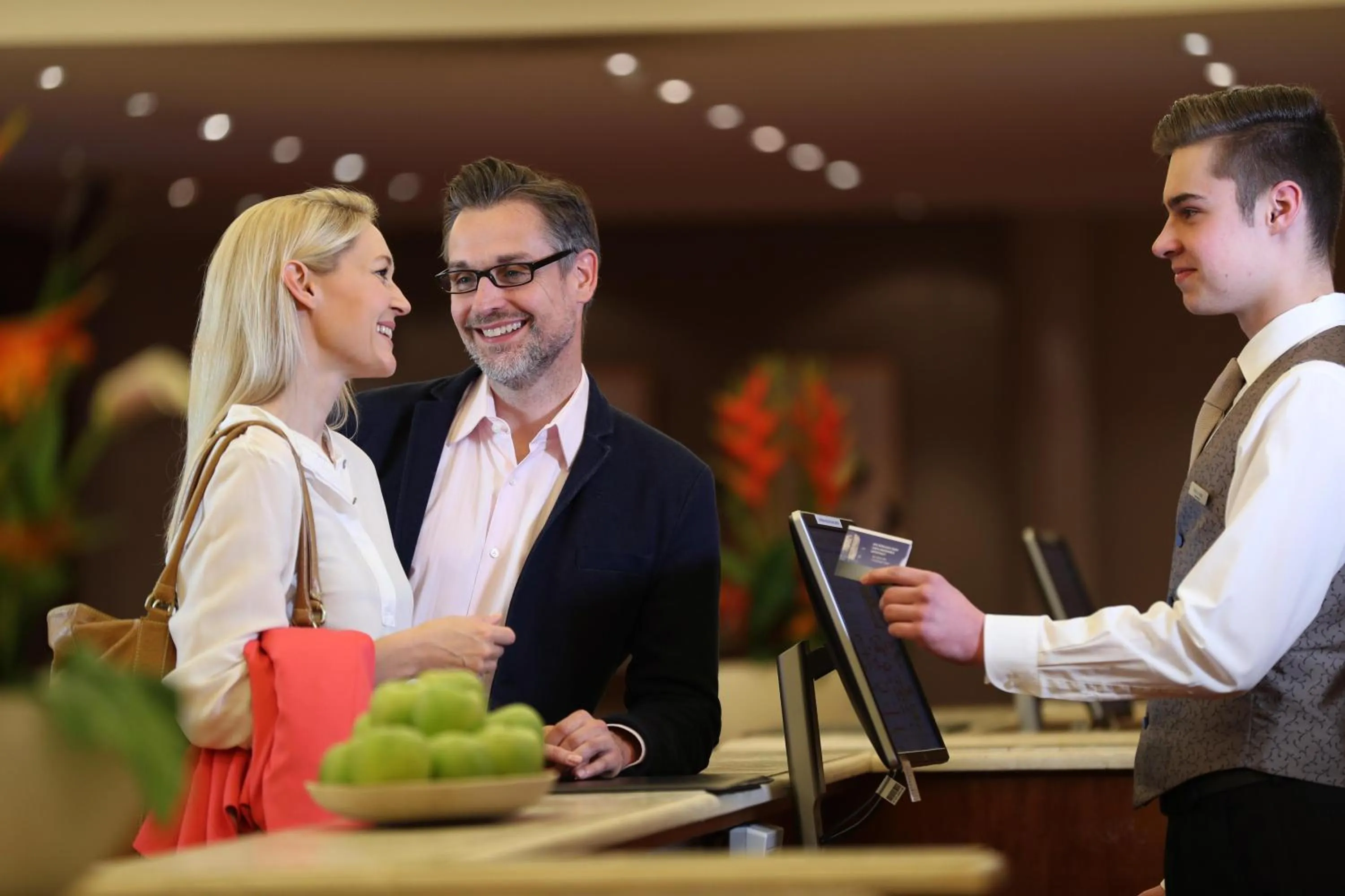 Lobby or reception in ATLANTIC Grand Hotel Travemünde