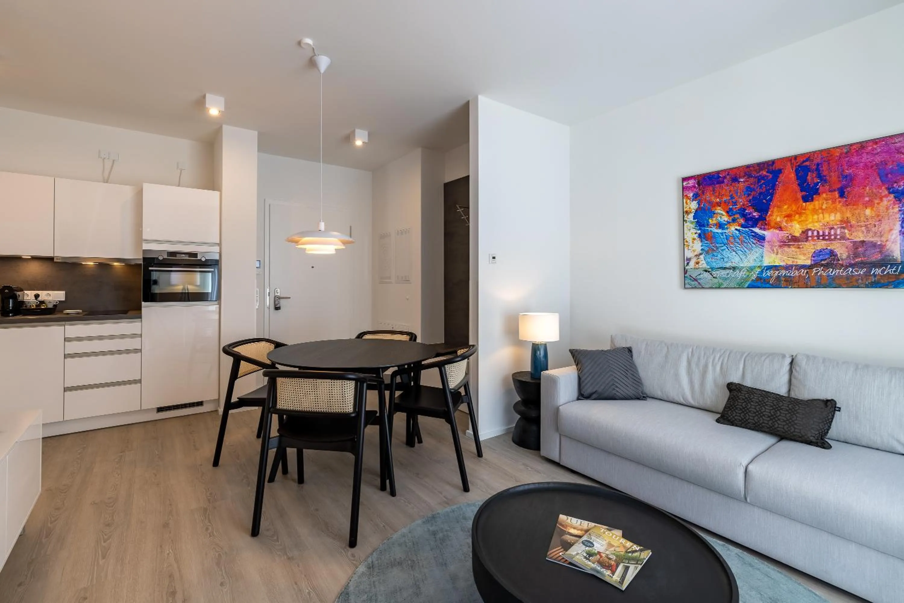 Kitchen or kitchenette in ATLANTIC Grand Hotel Travemünde