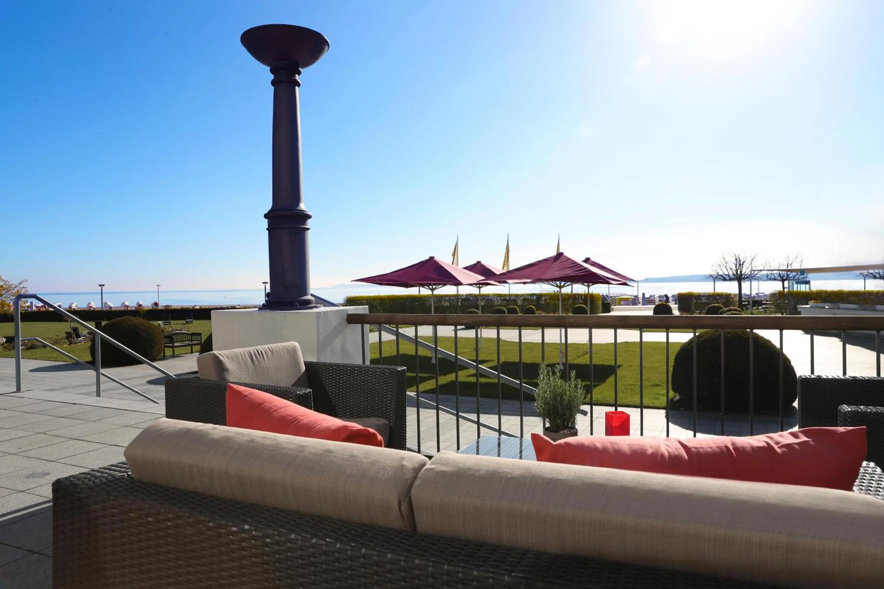 Balcony/Terrace in ATLANTIC Grand Hotel Travemünde