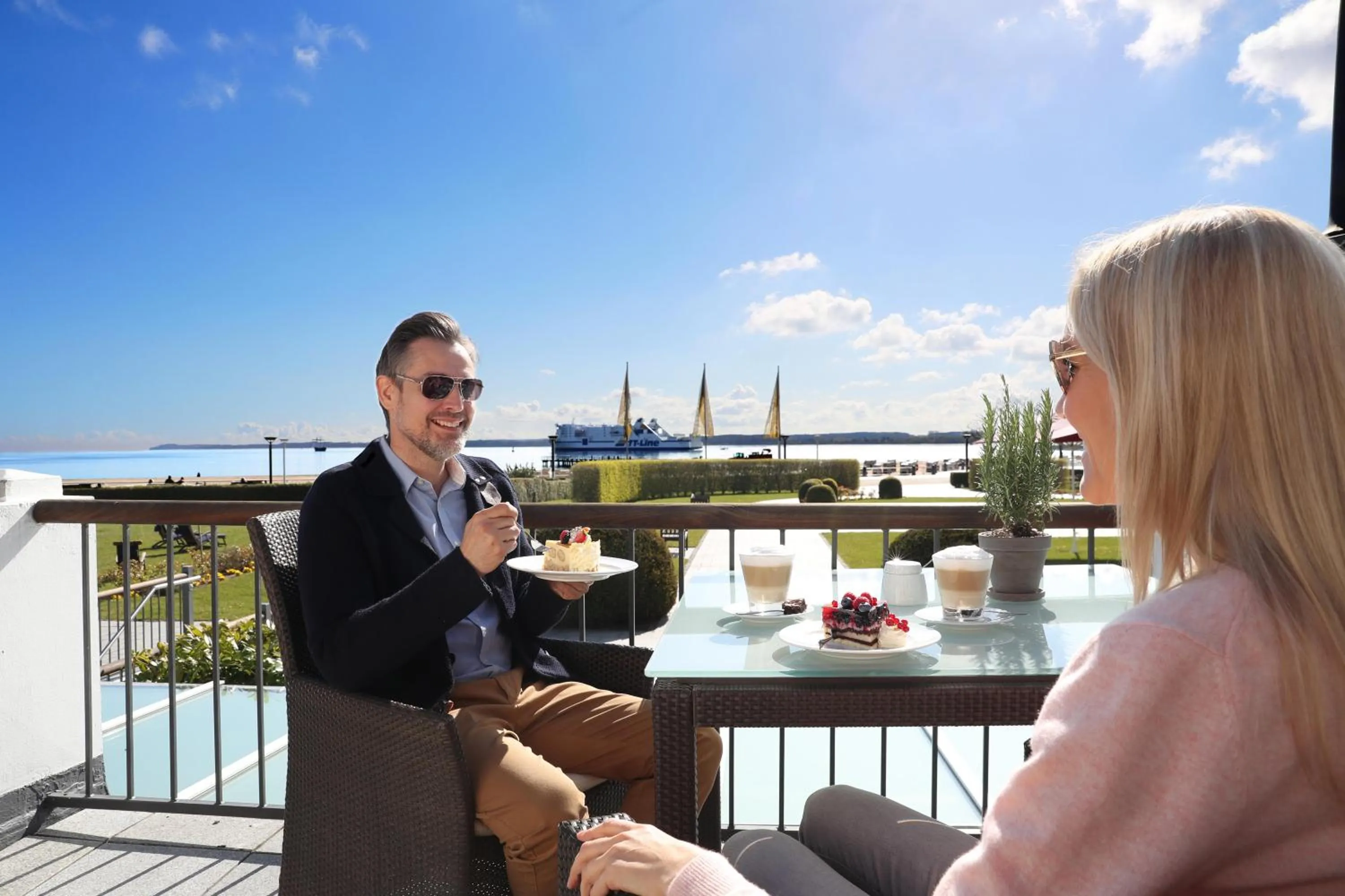 Balcony/Terrace in ATLANTIC Grand Hotel Travemünde