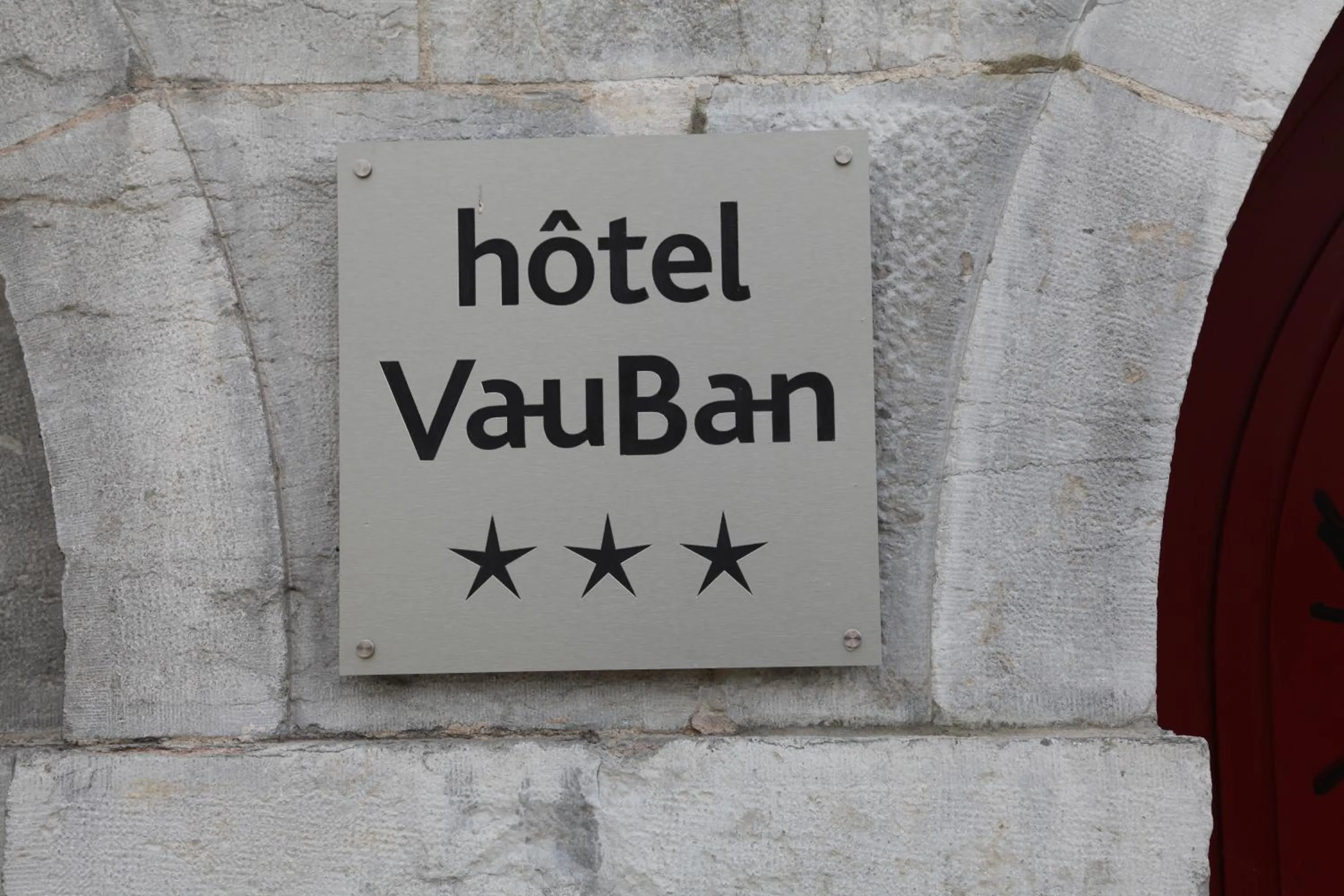 Logo/Certificate/Sign in Hotel Vauban