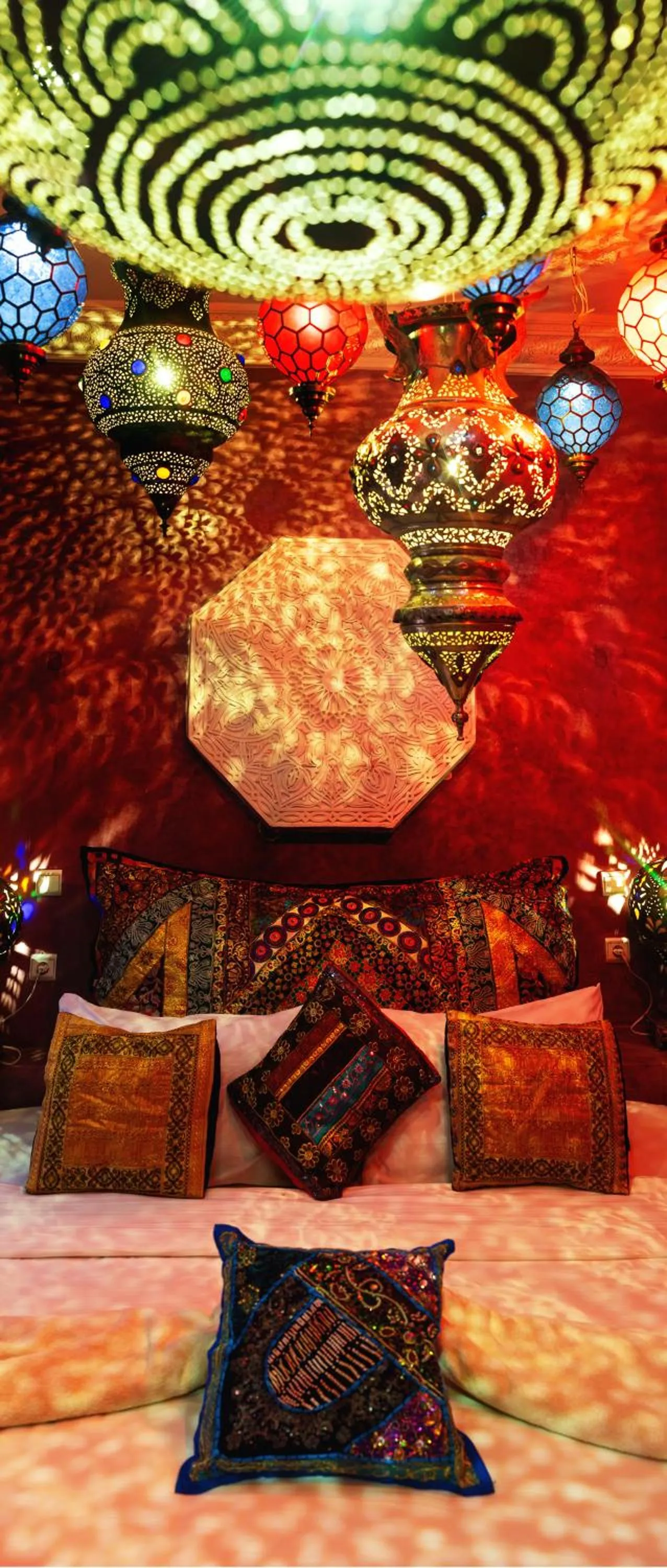 Bed in Riad Persephone