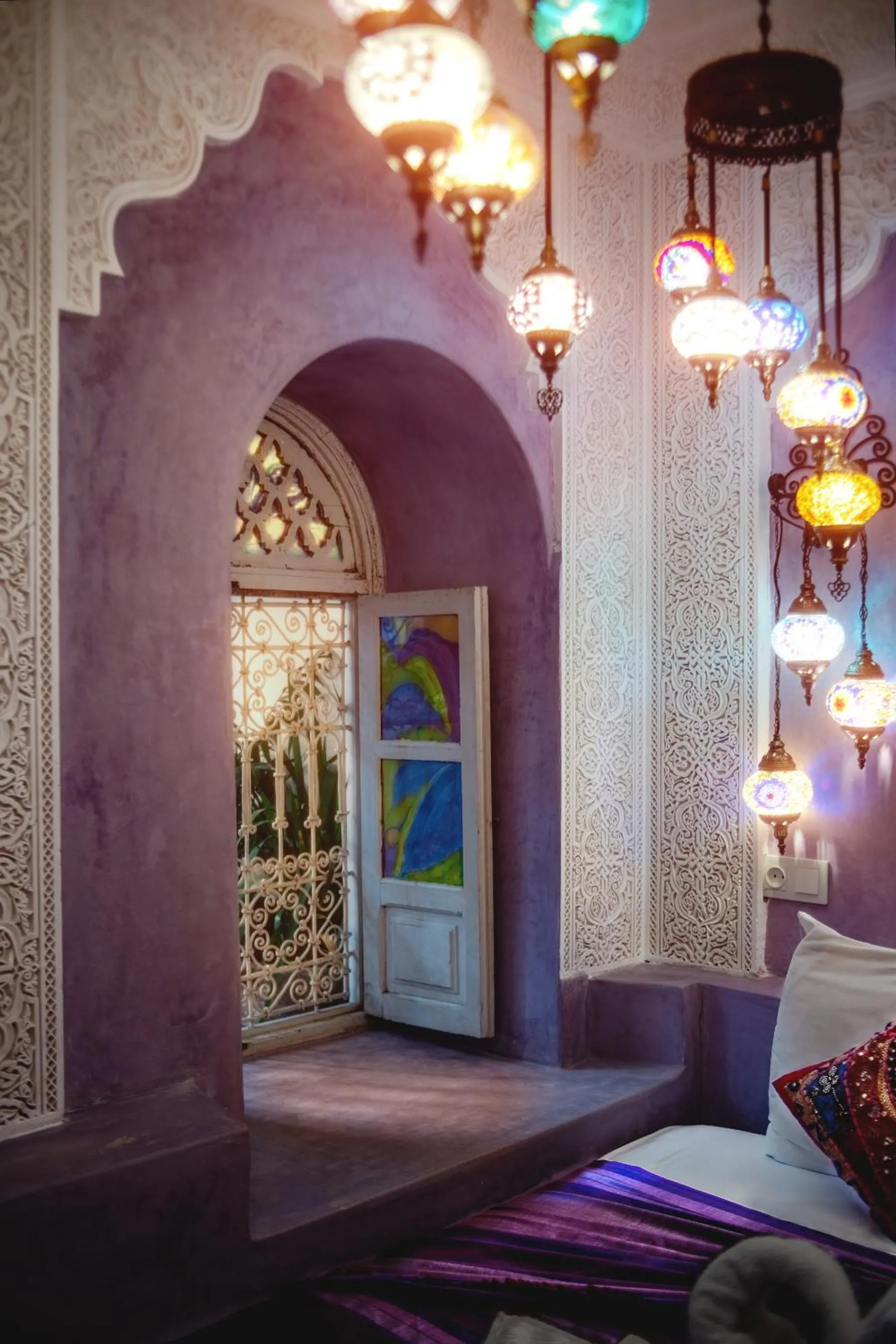 Bed in Riad Persephone